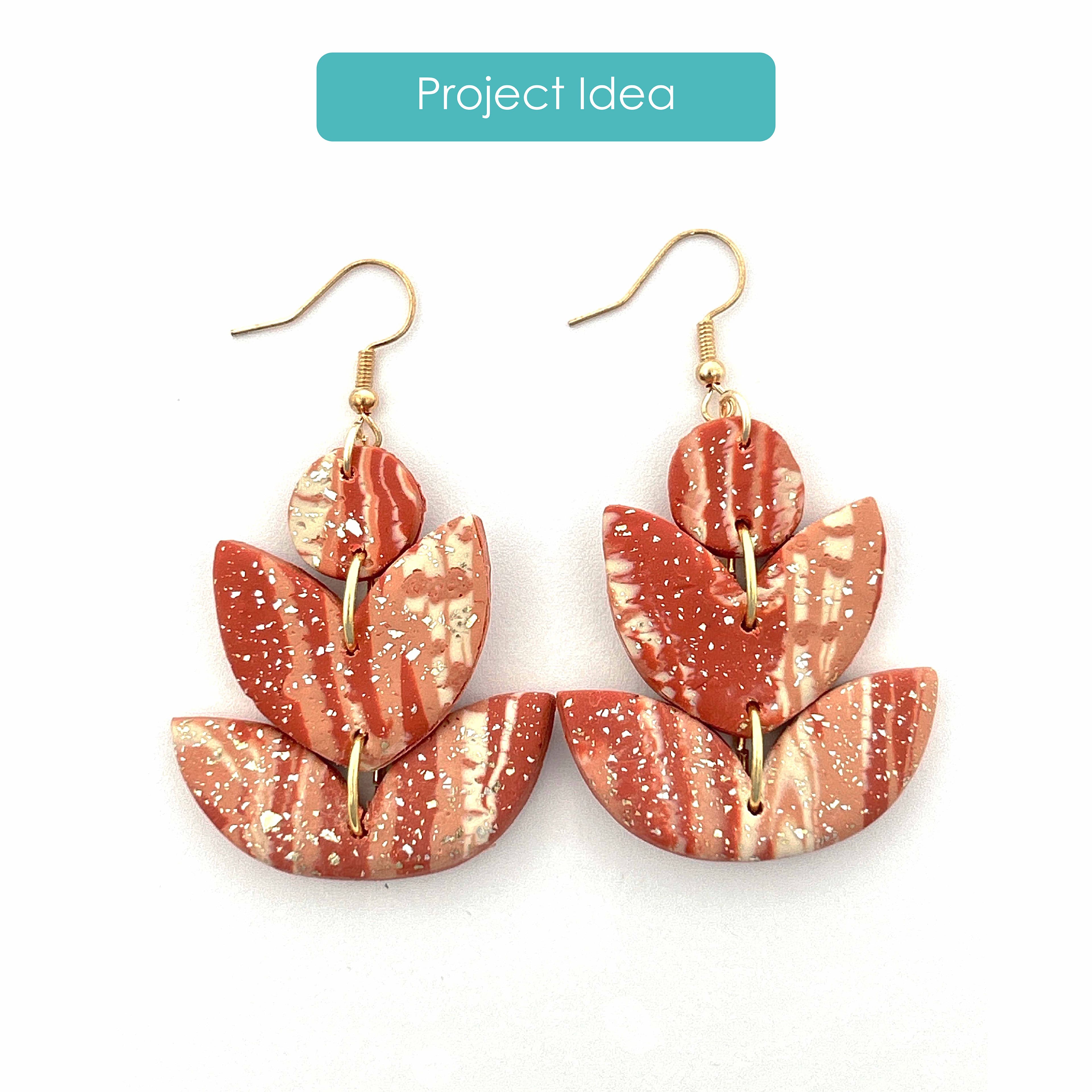 Terra Cotta with Foil Oven Bake Polymer Clay by Bead Landing&#x2122;