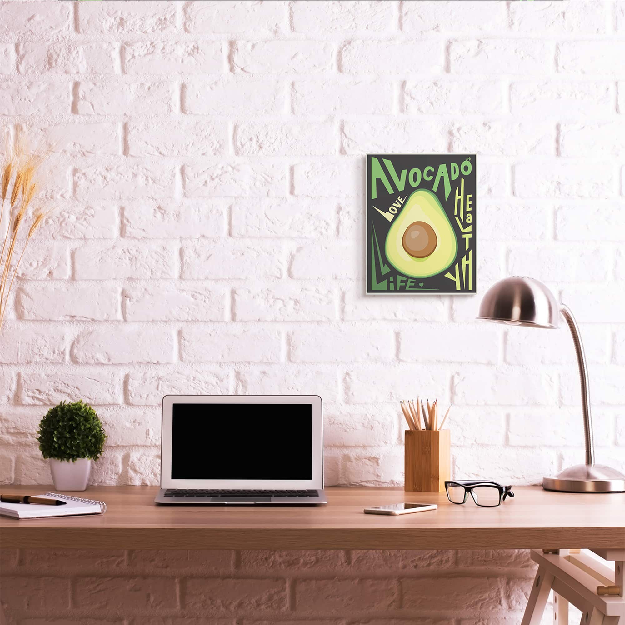Stupell Industries Avocado Healthy Love Pop Wall Plaque