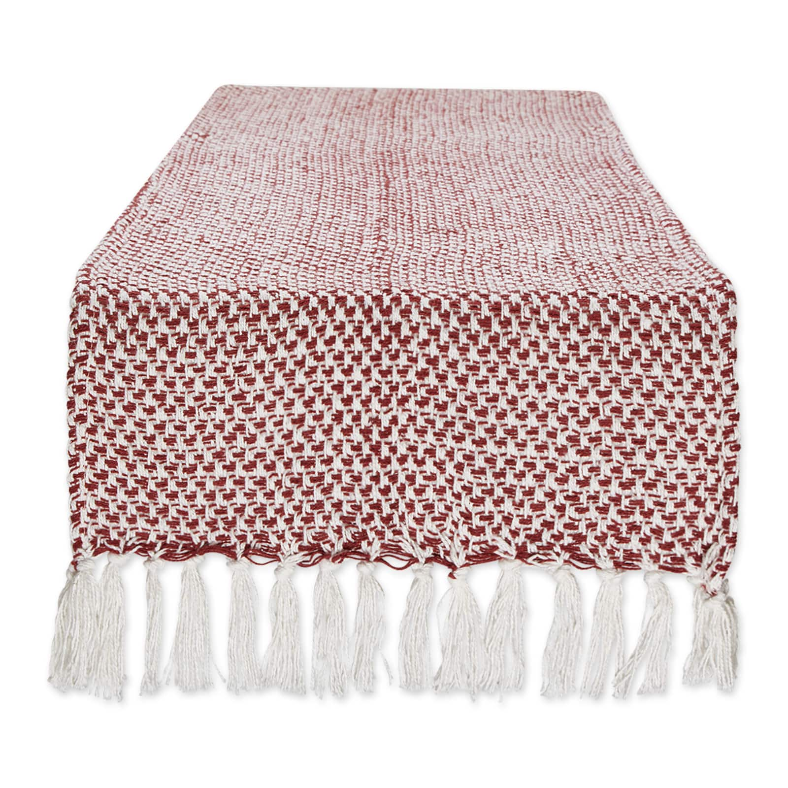 DII&#xAE; 108&#x22; Woven Fringed Table Runner