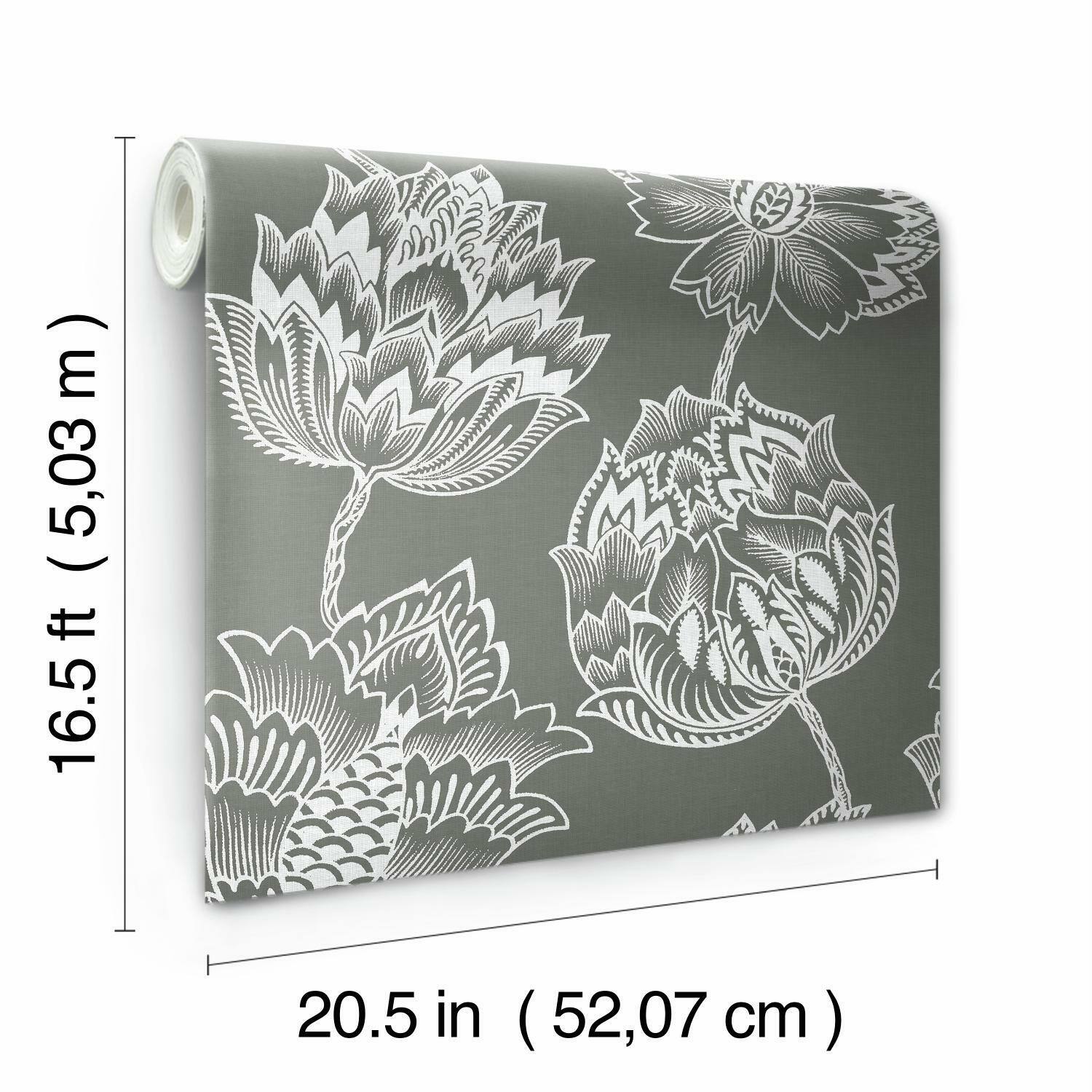 RoomMates Batik Jacobean Peel & Stick Wallpaper