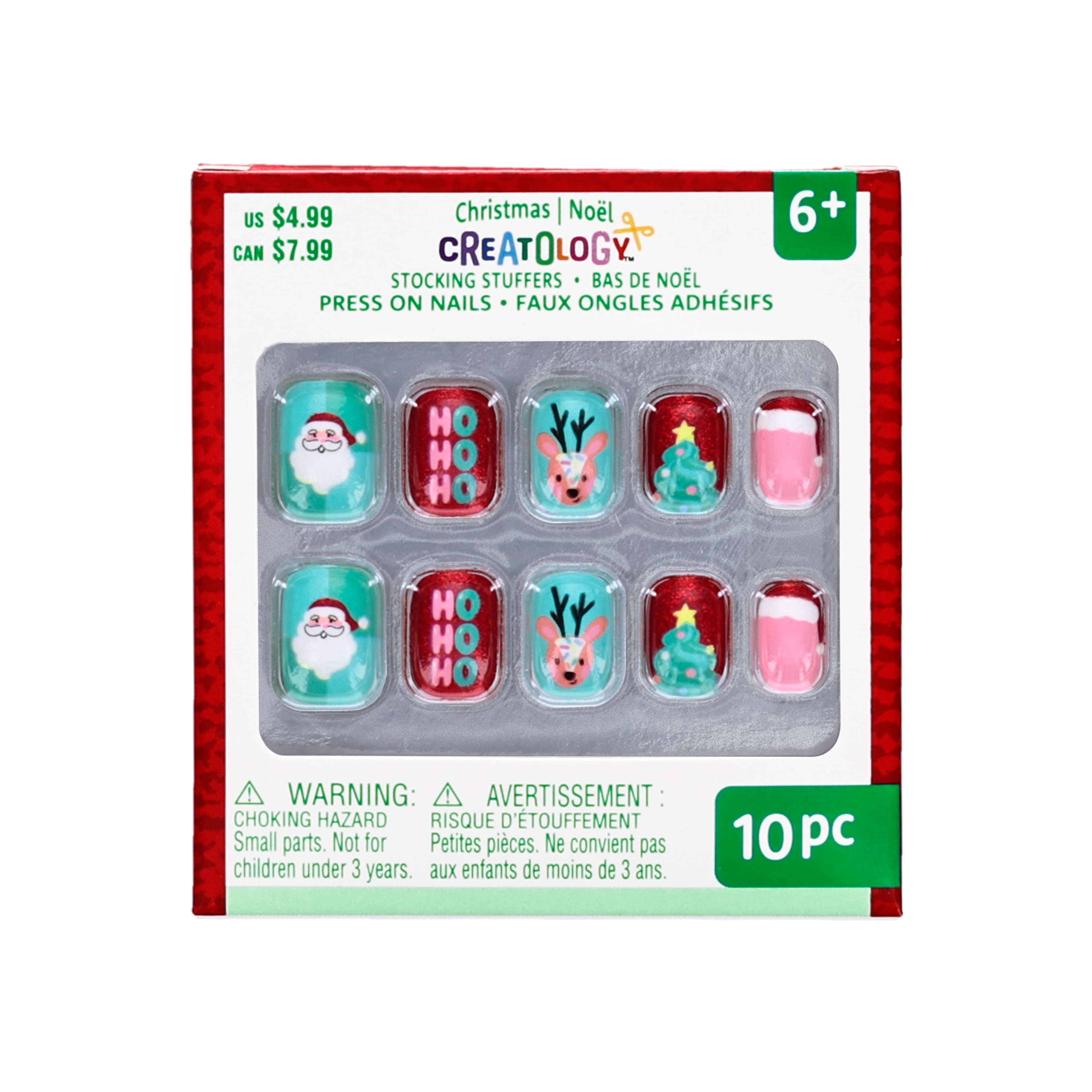 Santa Press-On Nails by Creatology&#x2122;