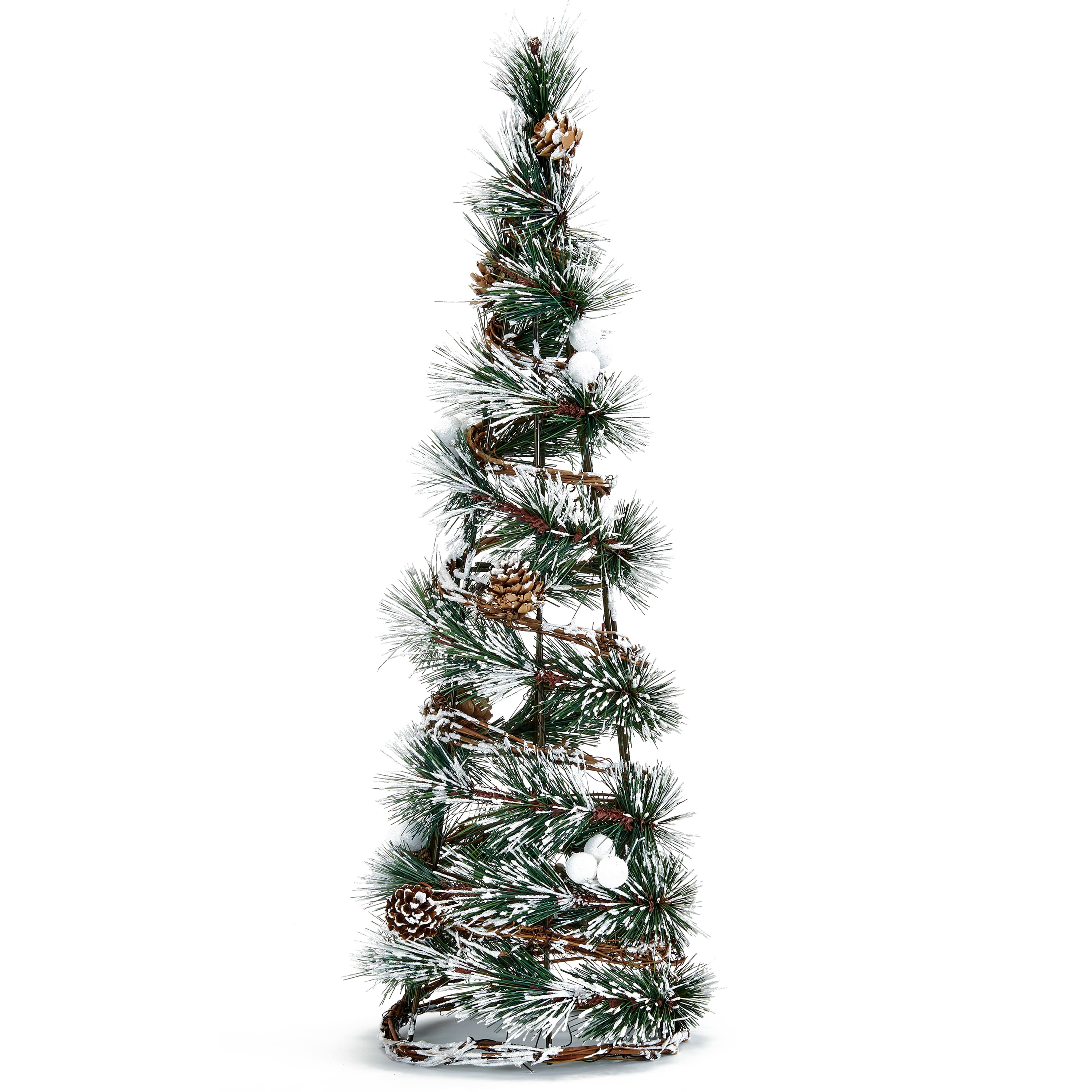 20" Snowy Pinecone Artificial Christmas Tabletop Tree