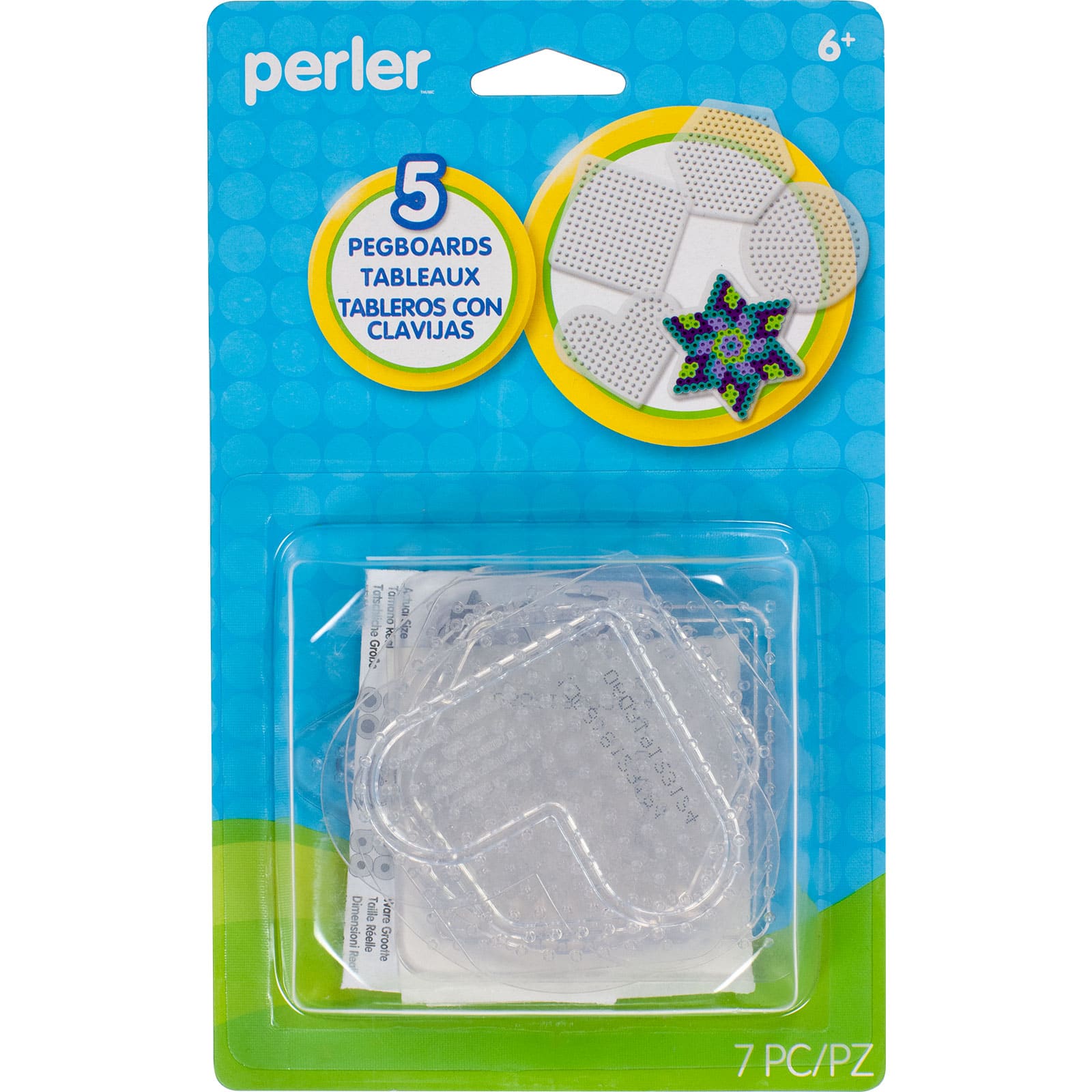 Perler&#x2122; Activity Pegboards, Clear