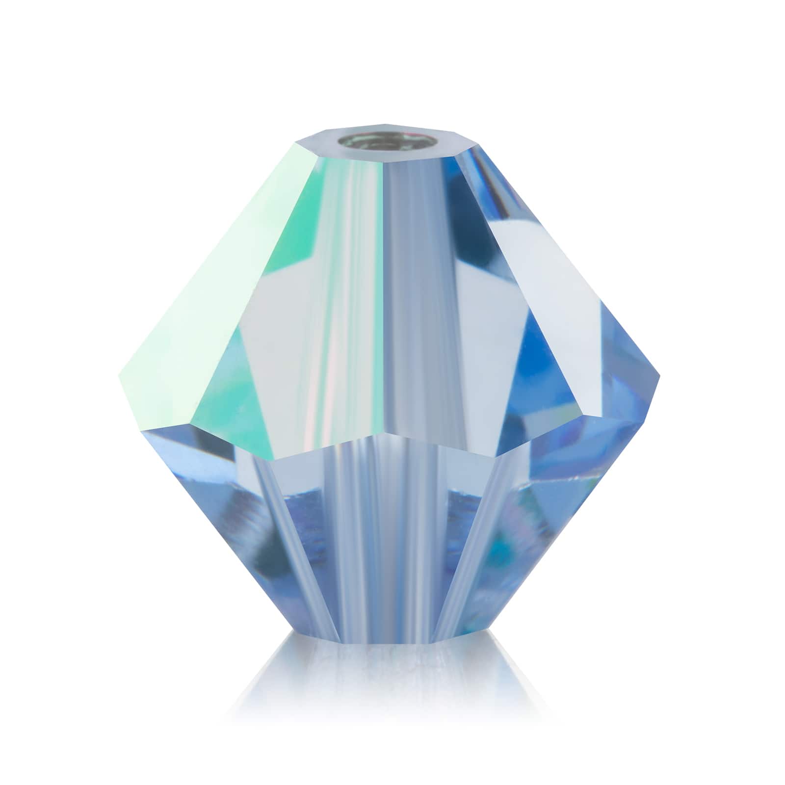 John Bead PRECIOSA 4mm Czech Crystal Bicone Beads, 40ct.