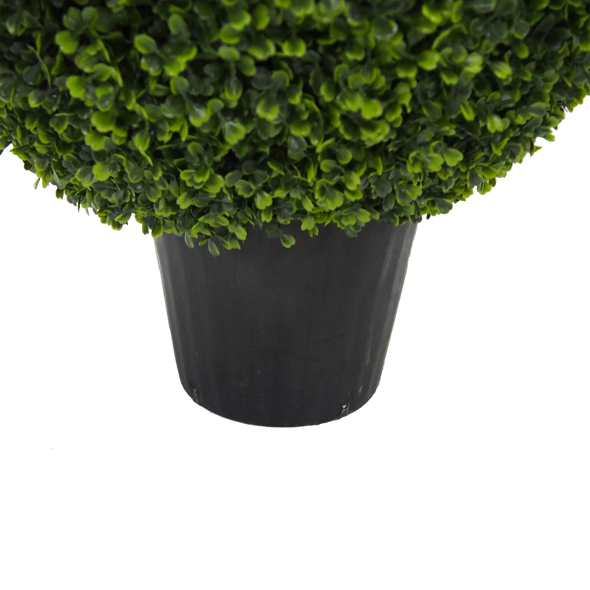24" Artificial Green Boxwood Ball