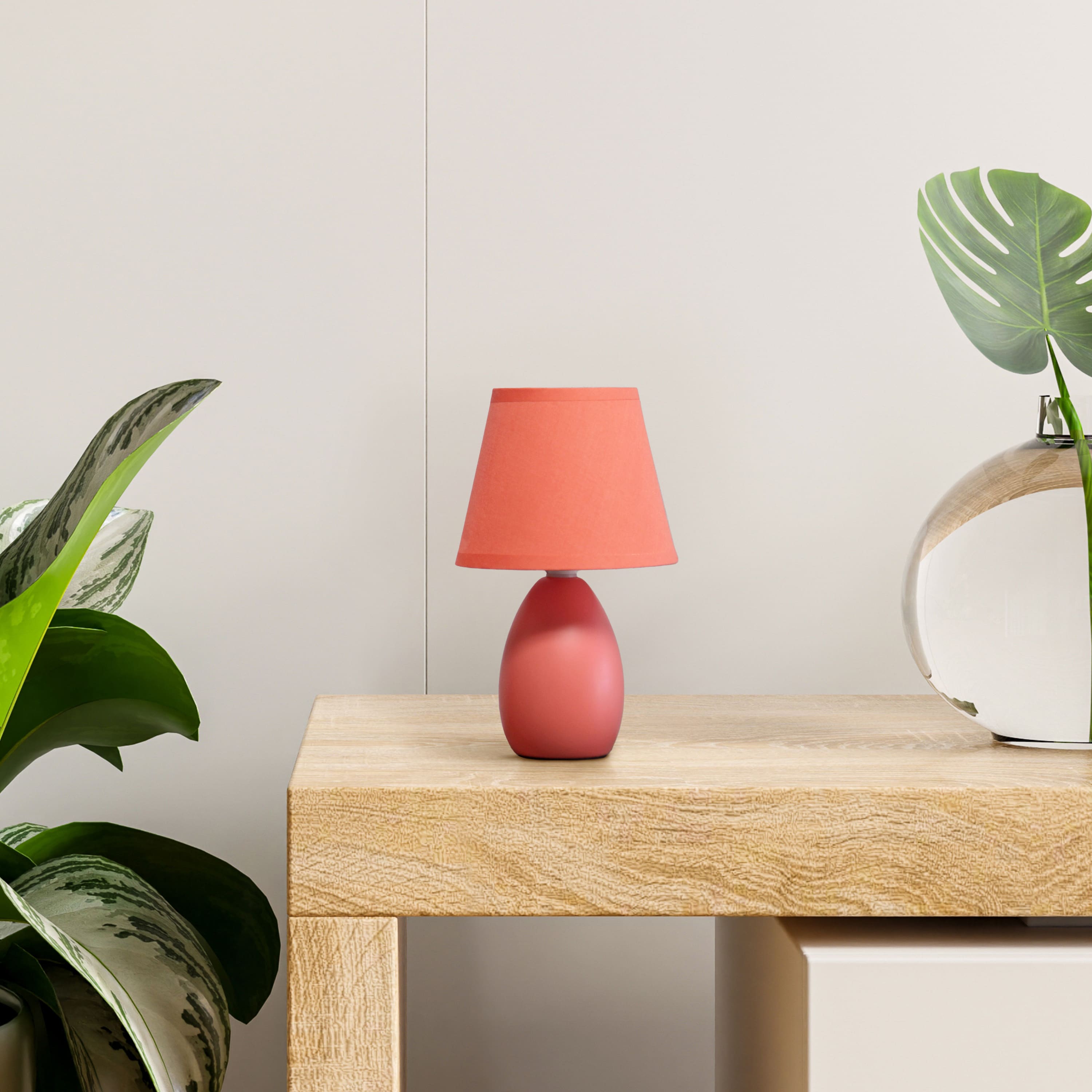 Creekwood Home Nauru 9.5" Petite Oblong Table Lamp