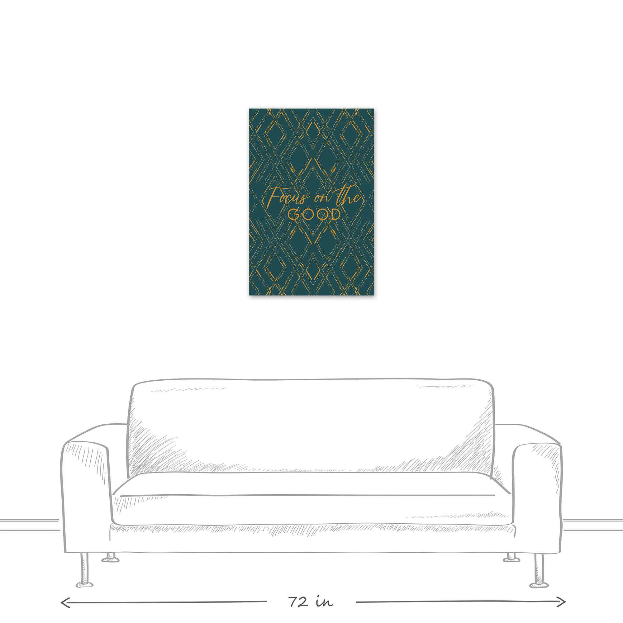 Focus On the Good Canvas Wall Art