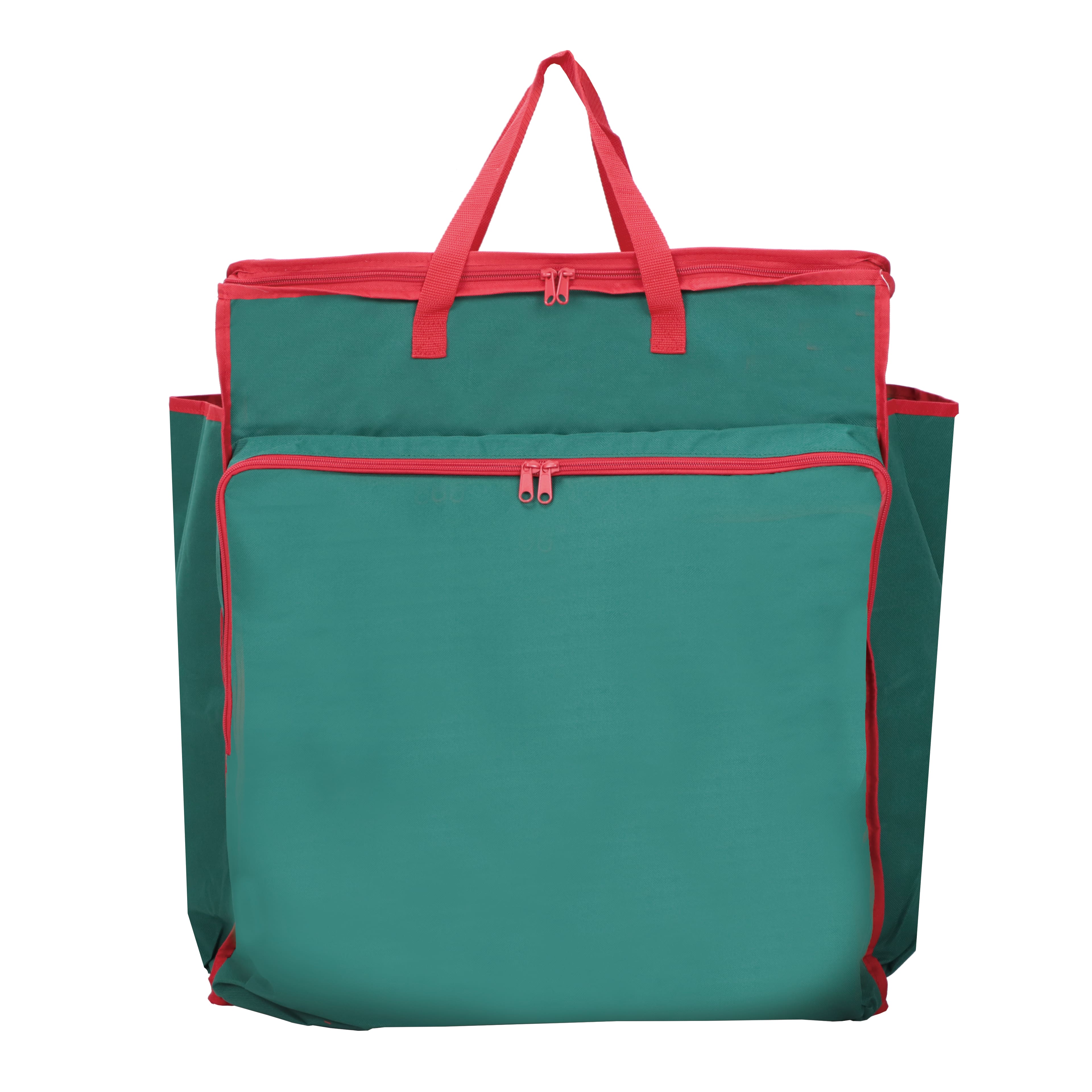 Christmas 18&#x22; x 21&#x22; Green Gift Bag Organizer by Simply Tidy&#xAE;