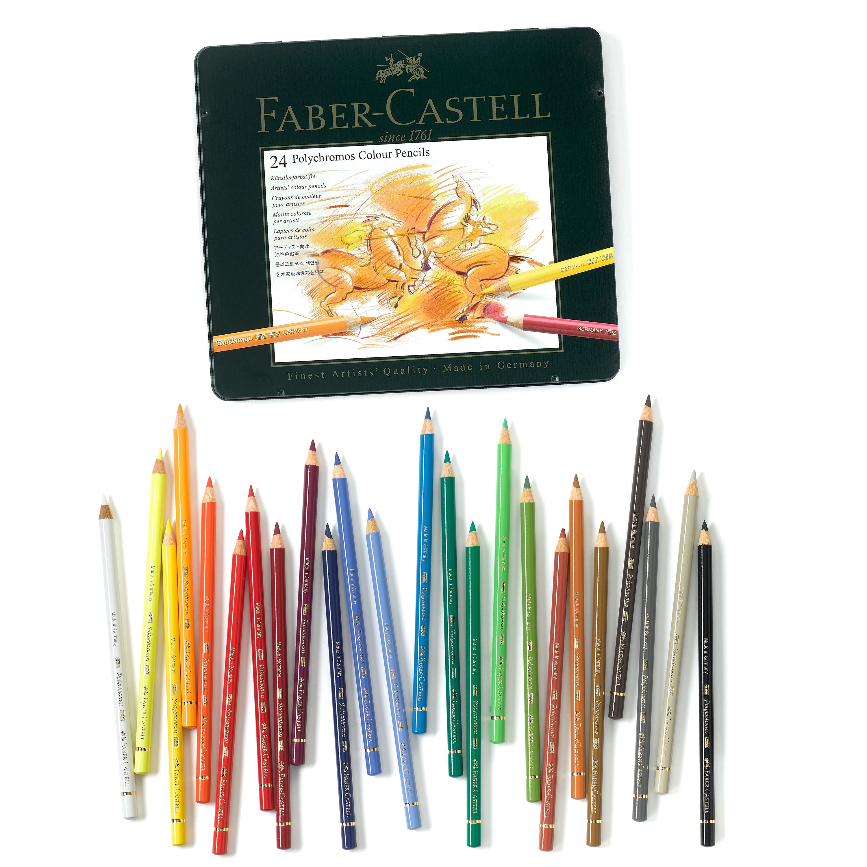 Faber-Castell Polychromos 24 Color Pencil Set