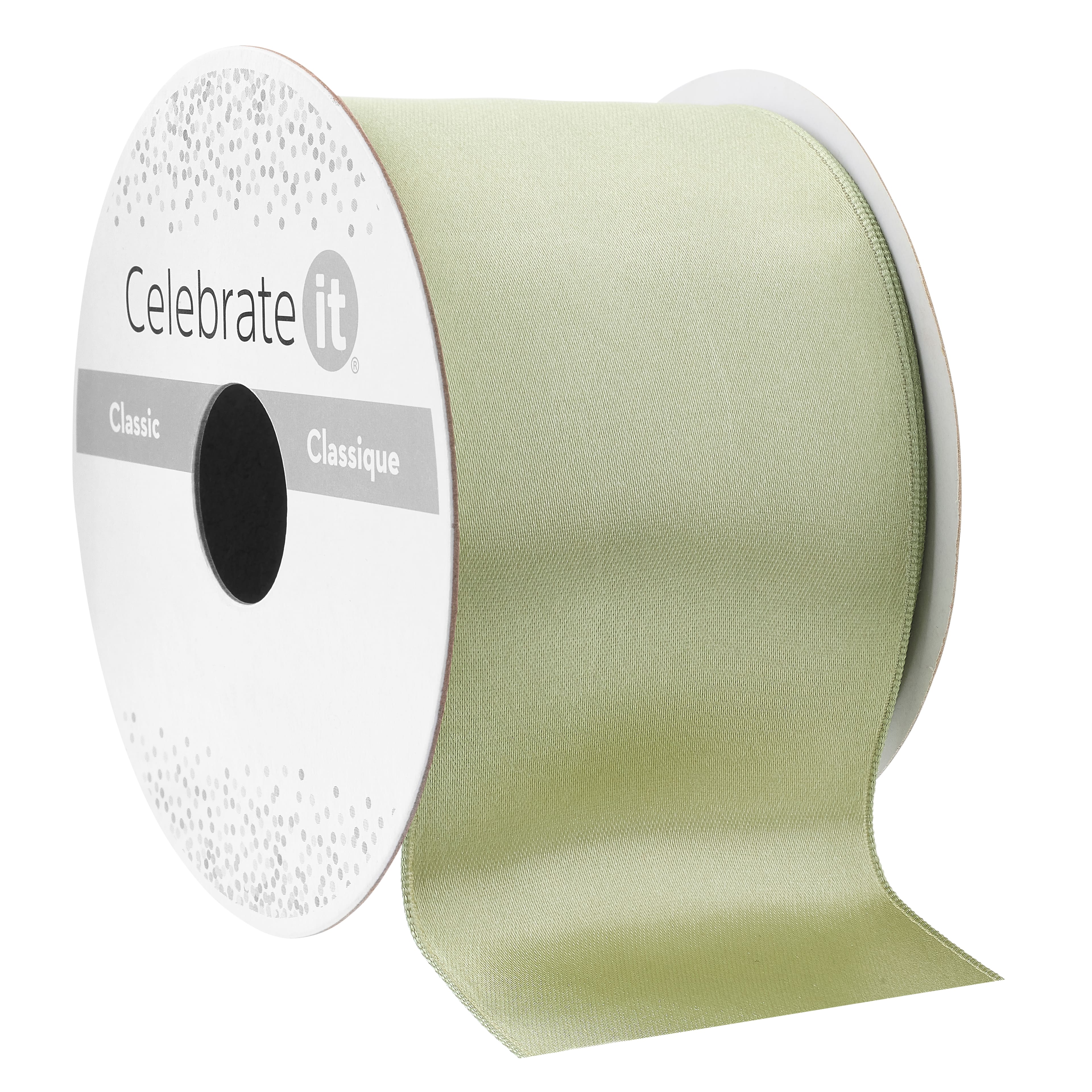 2.5&#x22; x 10yd. Satin Wired Ribbon by Celebrate It&#xAE; Classic