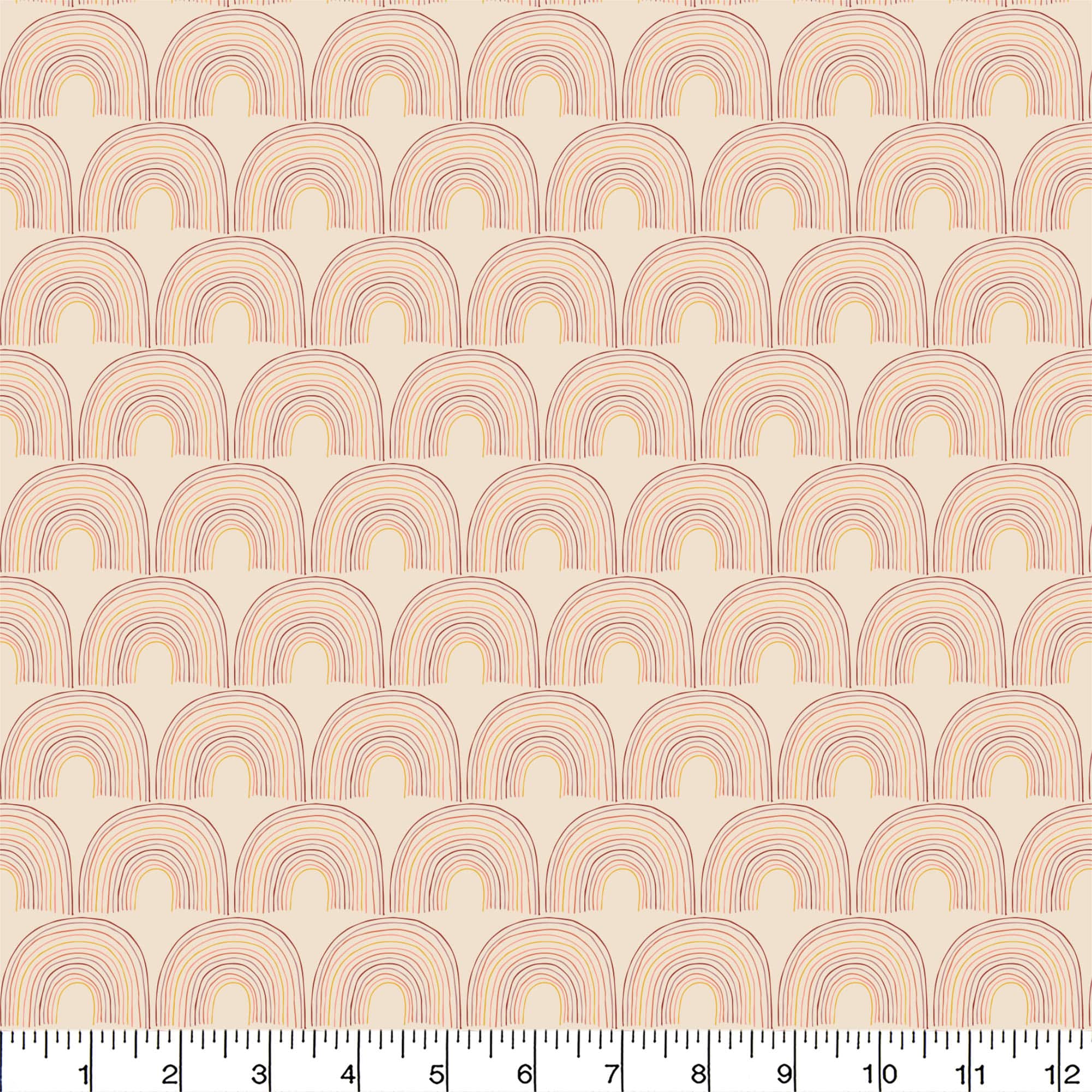 Camelot Fabrics Rainbow Sketch Cotton Fabric