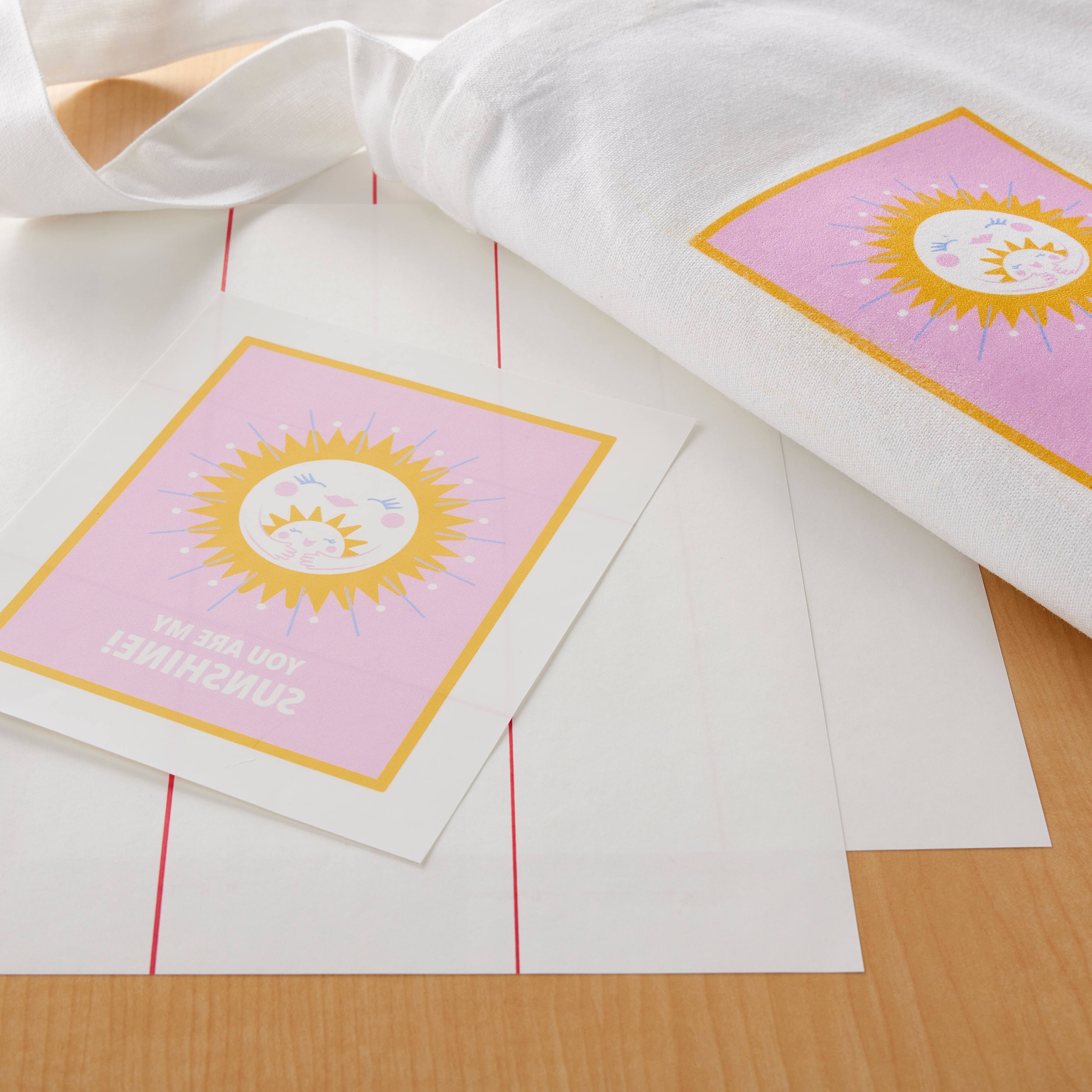 June Tailor® Light Fabrics TShirt Transfer Sheets, 5ct. Transfer