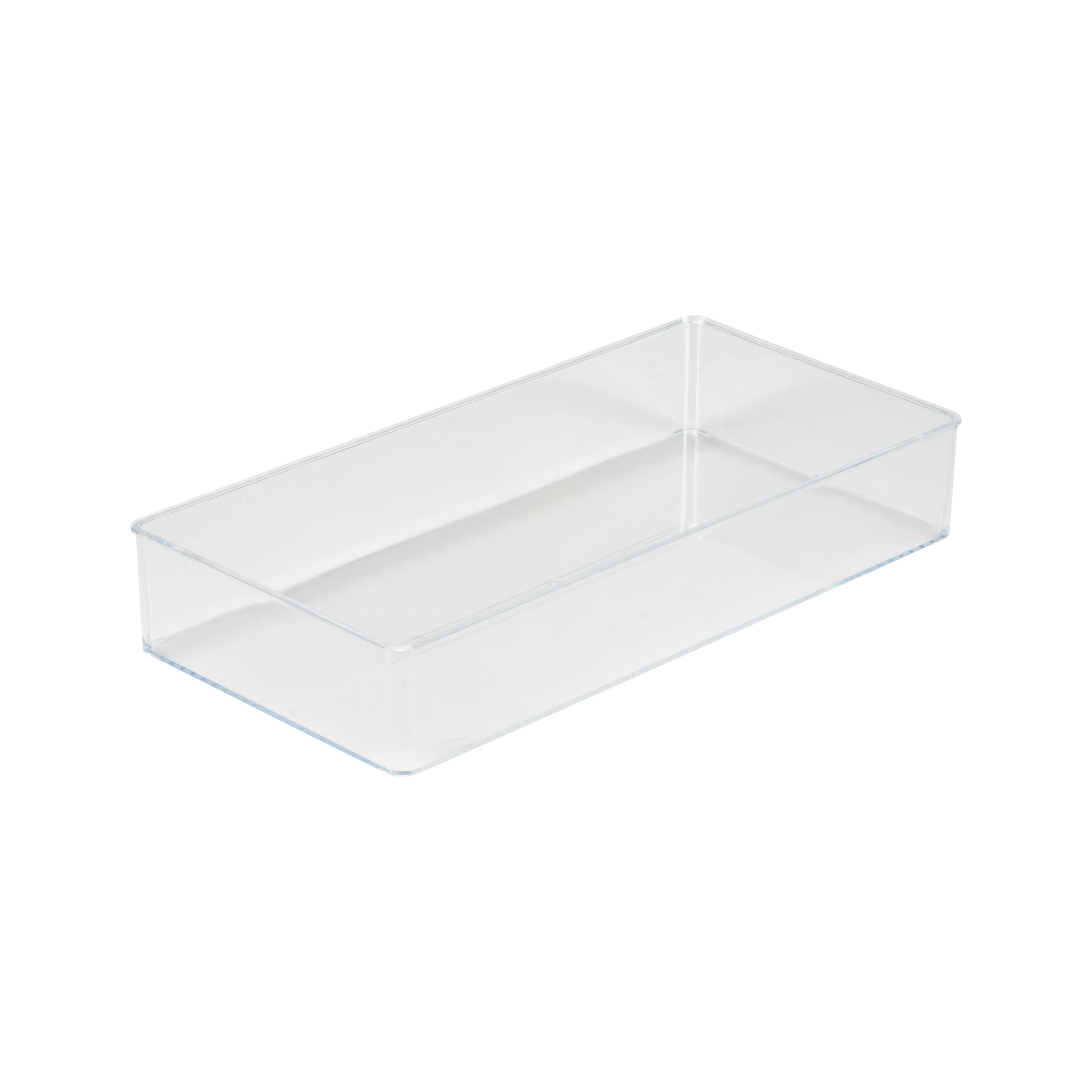 Simplify Medium Rectangular Clear Drawer Organizer