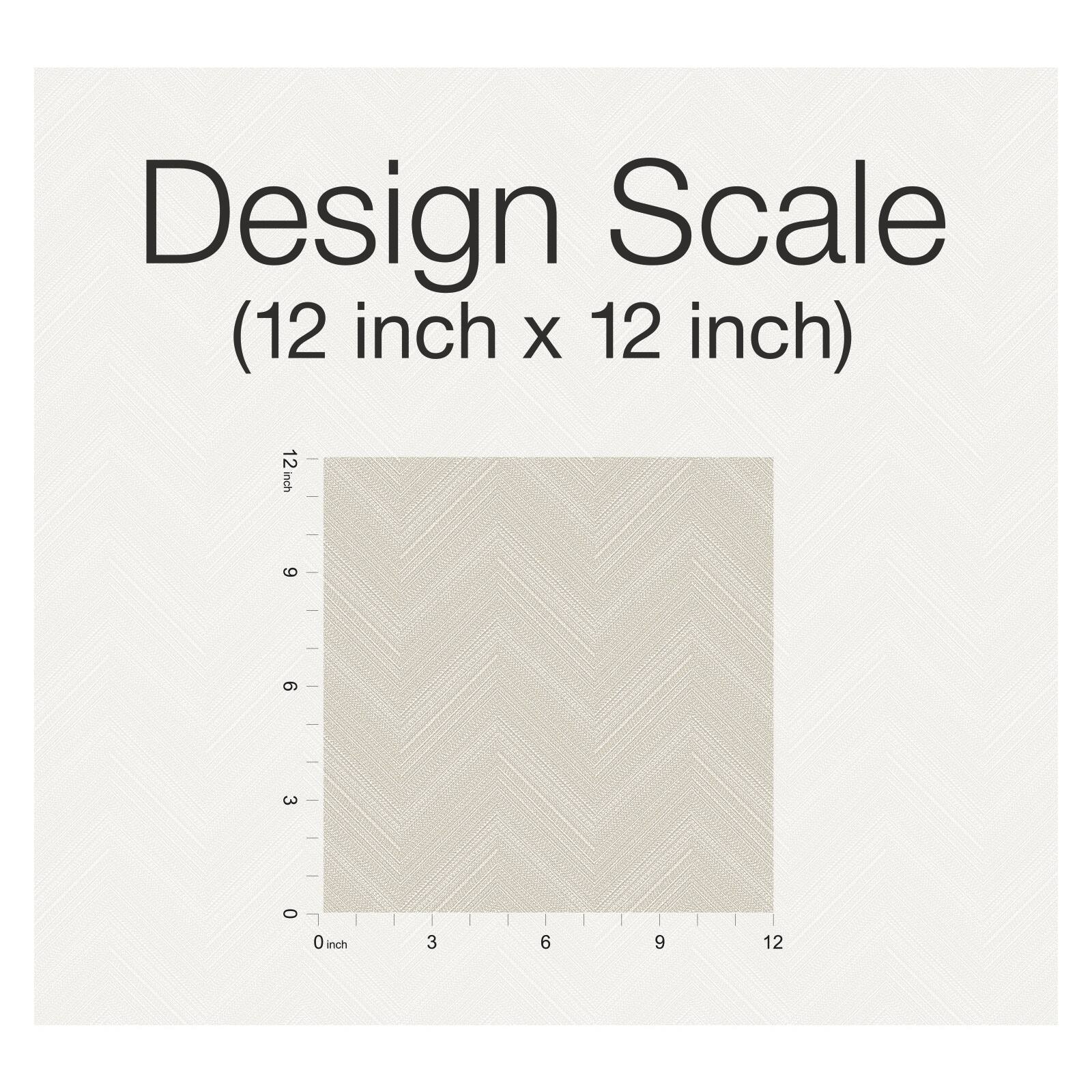 RoomMates White & Beige Herringbone Weave Peel & Stick Wallpaper