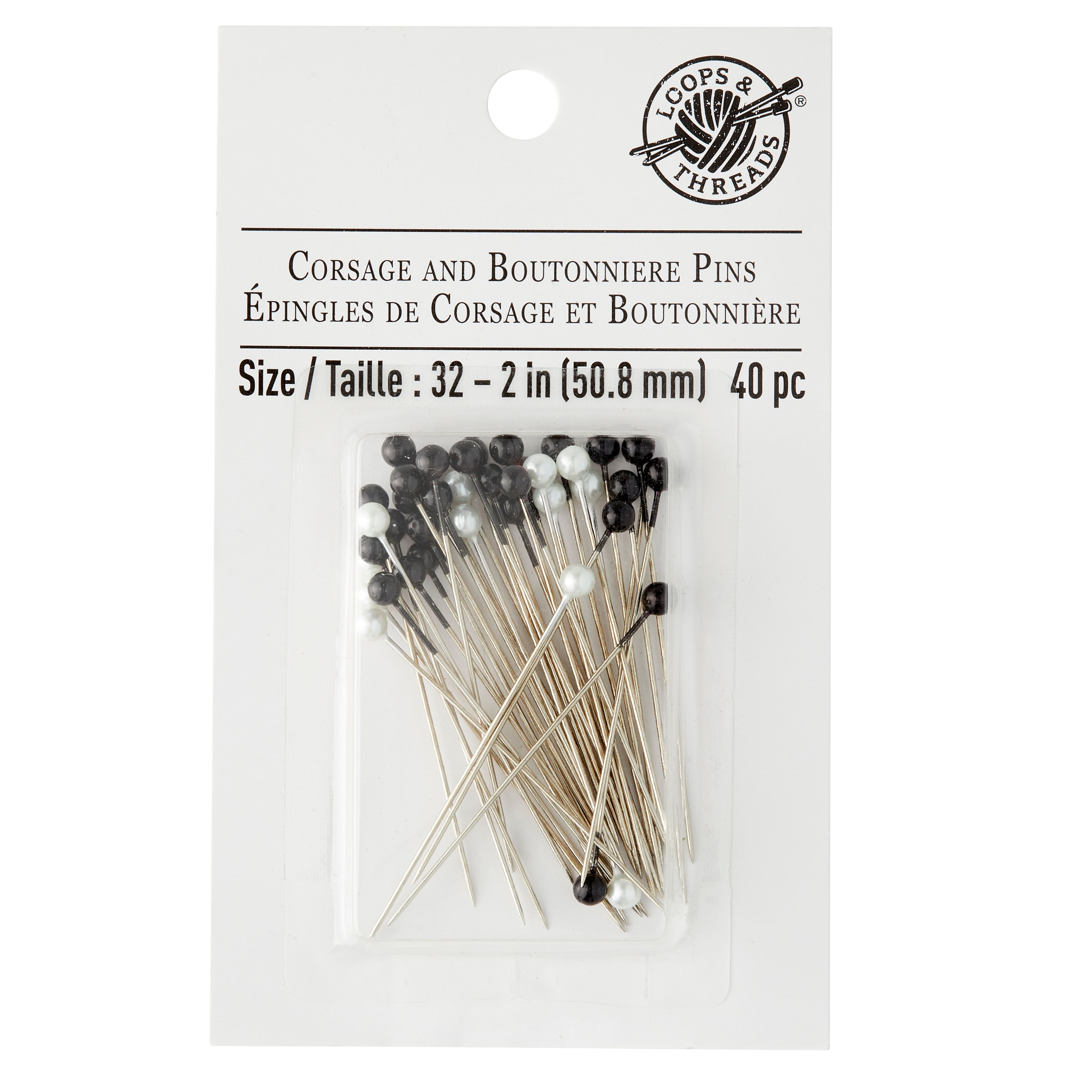 Black Pearl Boutonniere Pins, Hobby Lobby