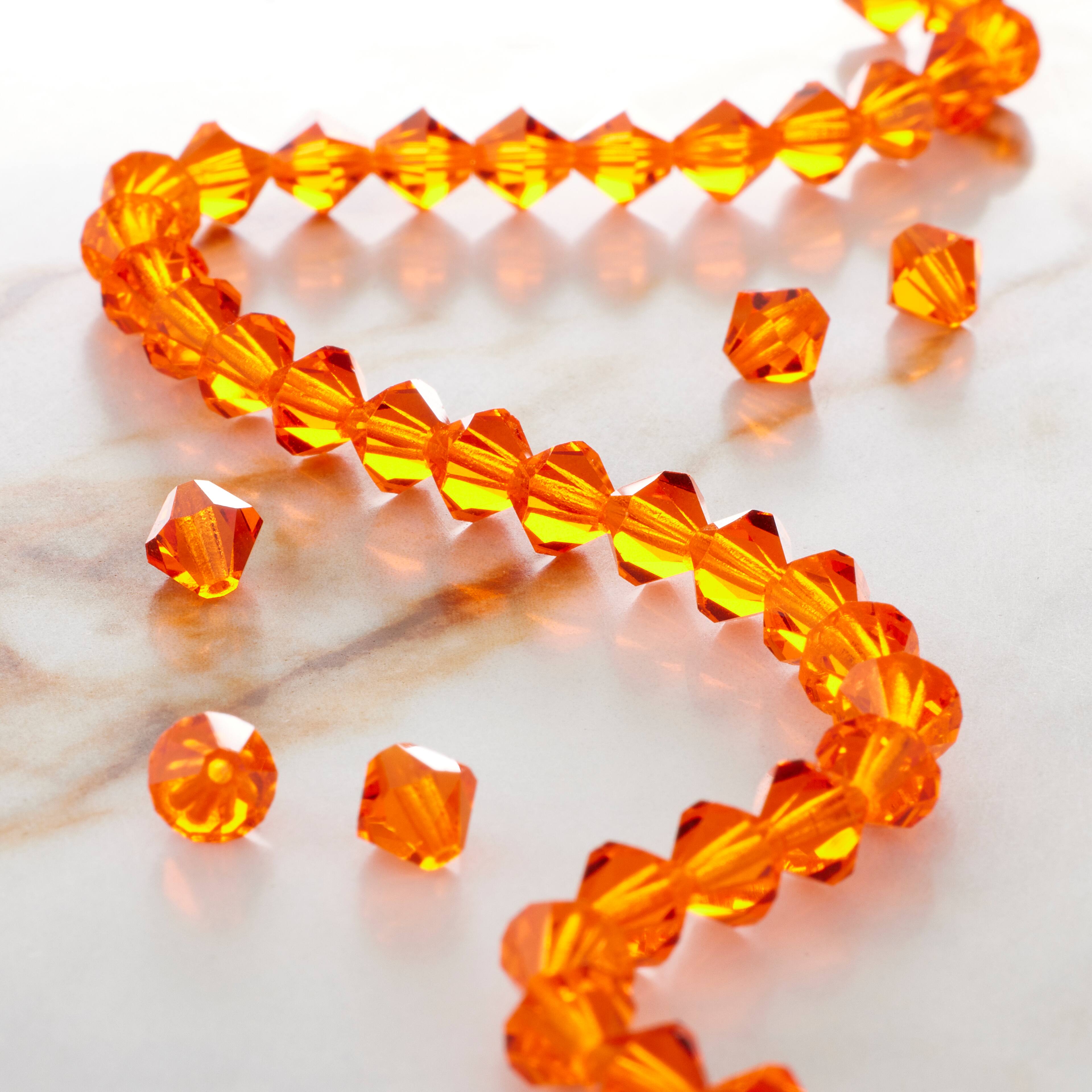 Preciosa Glass Crystal Bicone Beads, 6mm by Bead Landing&#x2122;