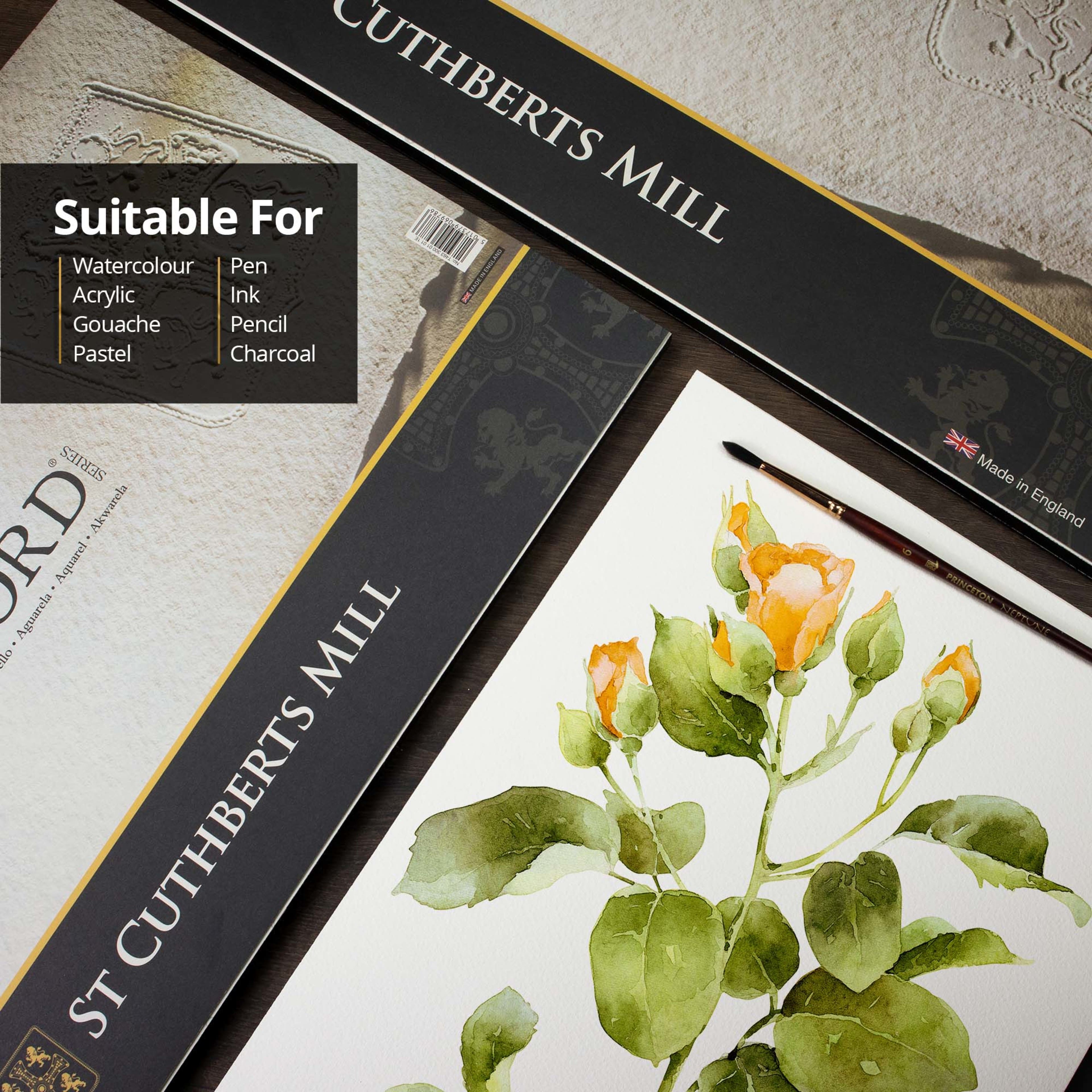 Saunders Waterford® 9" x 12" CP Surface Watercolour Paper Block