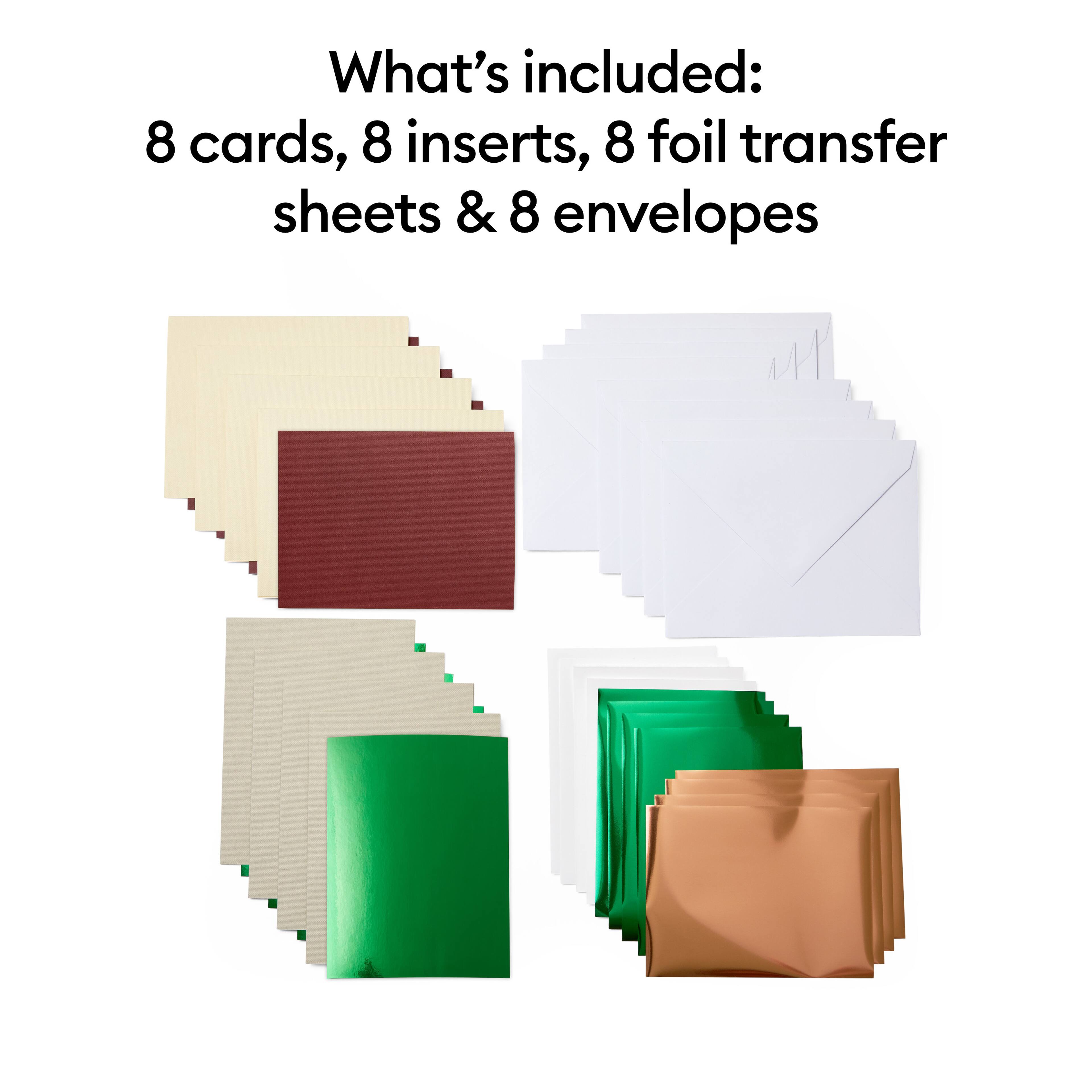 Cricut Joy&#x2122; A2 Foil Transfer Insert Cards, Cameron Sampler