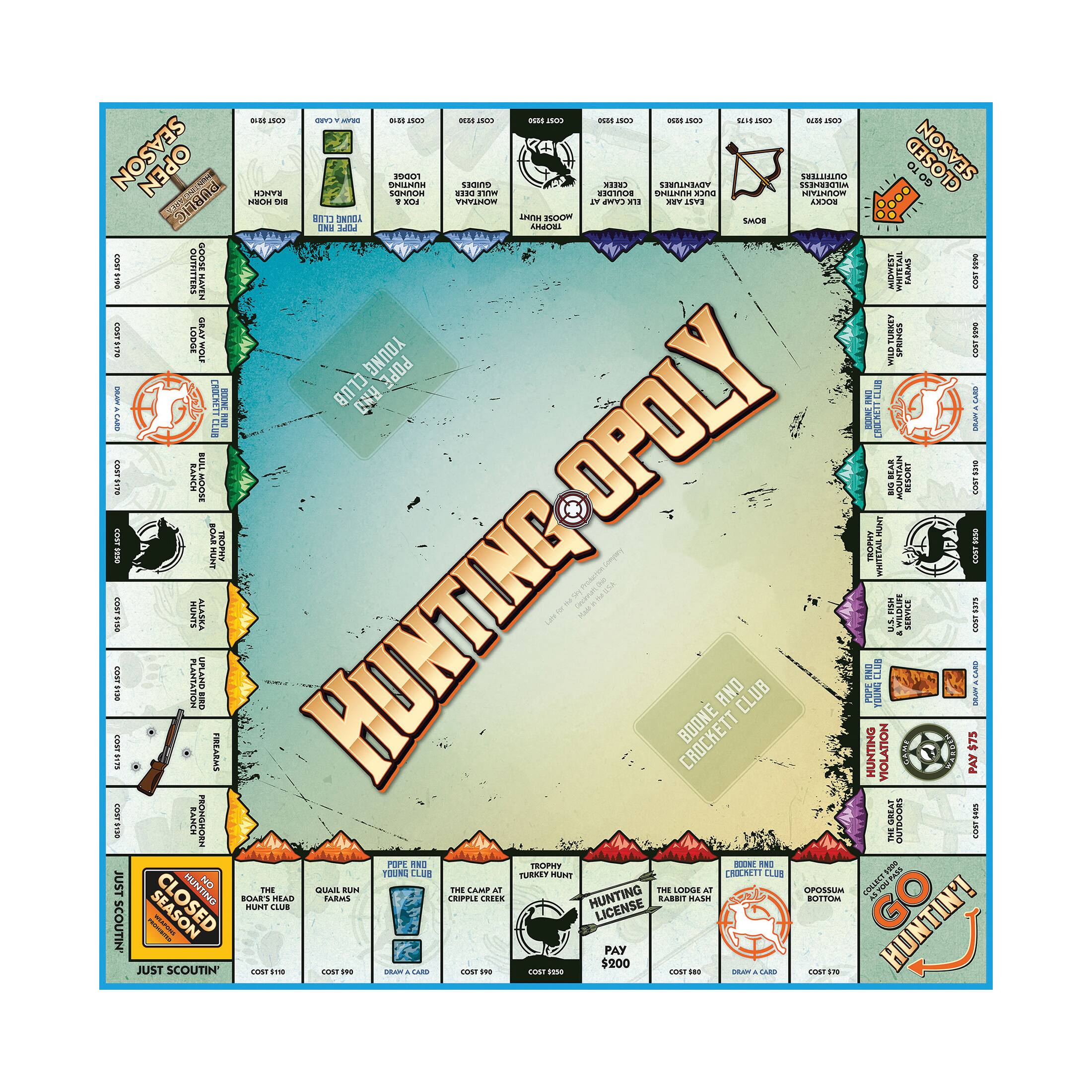 Hunting-Opoly Board Game