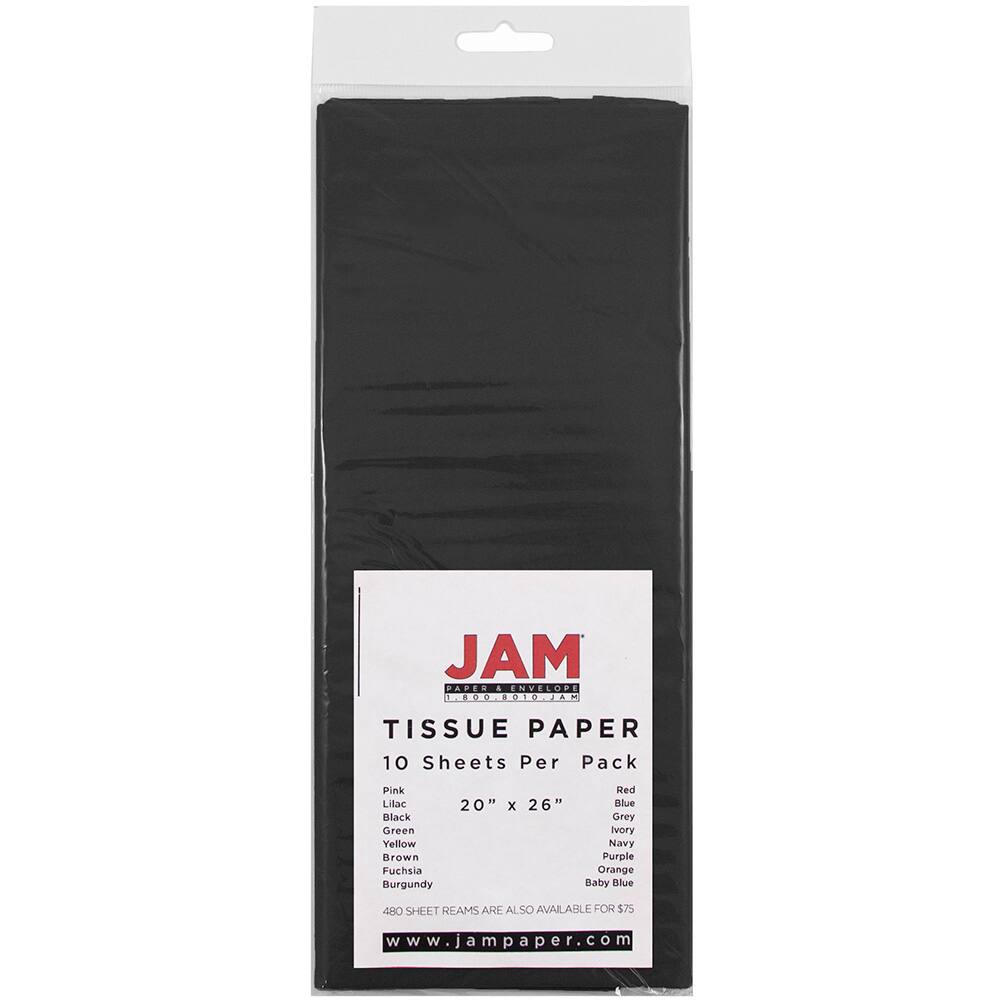 JAM Paper 20&#x22; x 26&#x22; Tissue Paper, 2 Packs of 10 Sheets