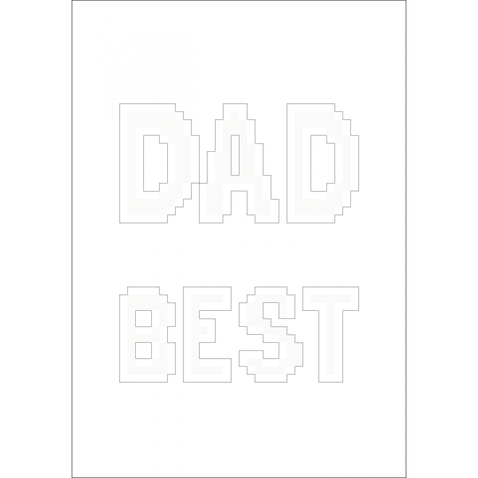 Diamond Dotz&#xAE; Best Dad Diamond Painting Greeting Card Kit