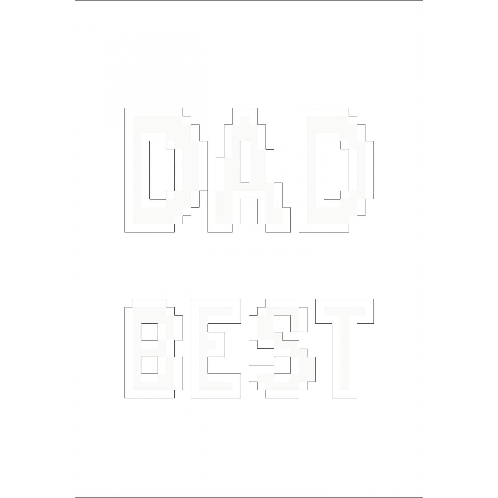 Diamond Dotz® Best Dad Diamond Painting Greeting Card Kit