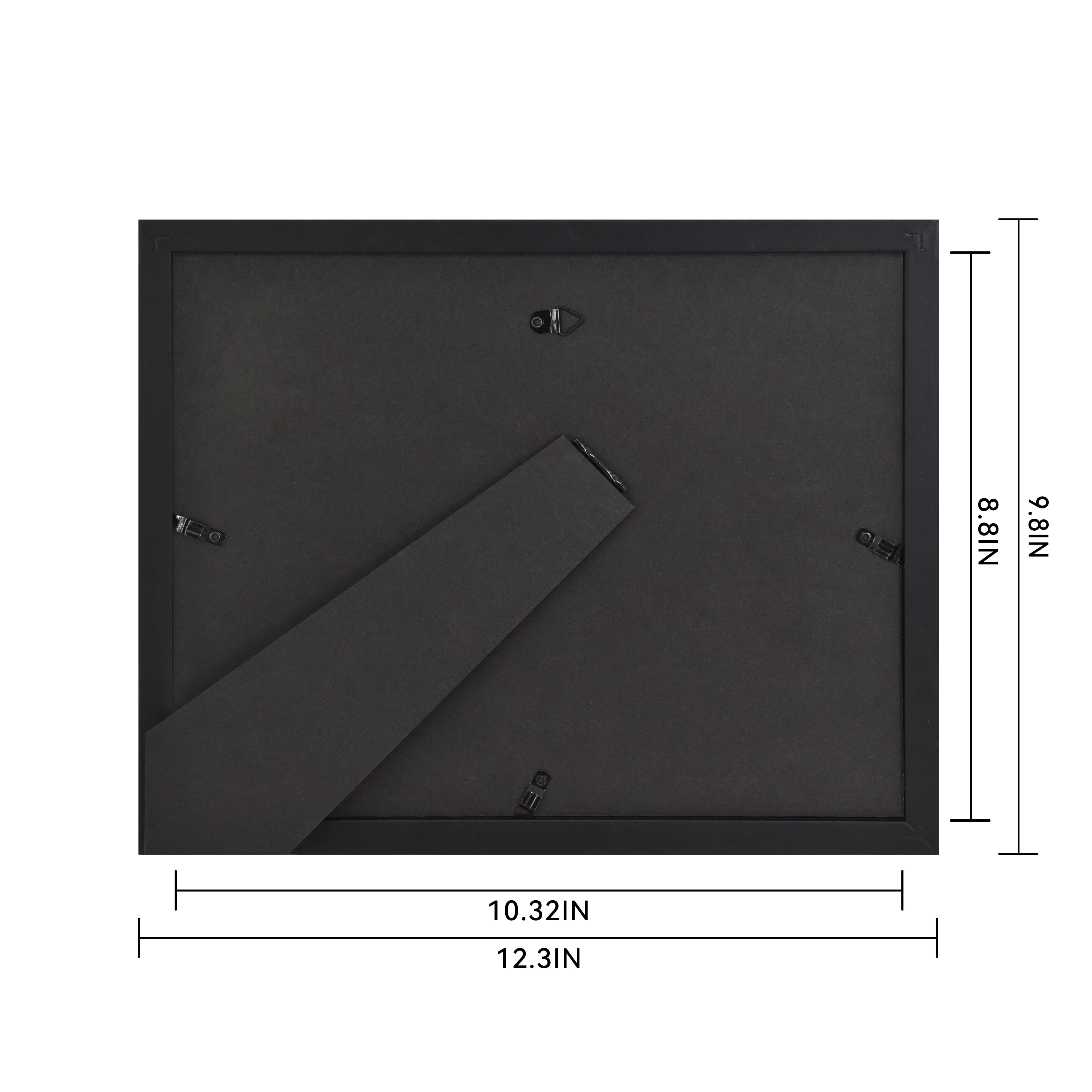 2 Opening Graduation&#x2122; 4&#x22; x 6&#x22; Black Then &#x26; Now Frame with Mat by Studio D&#xE9;cor&#xAE;