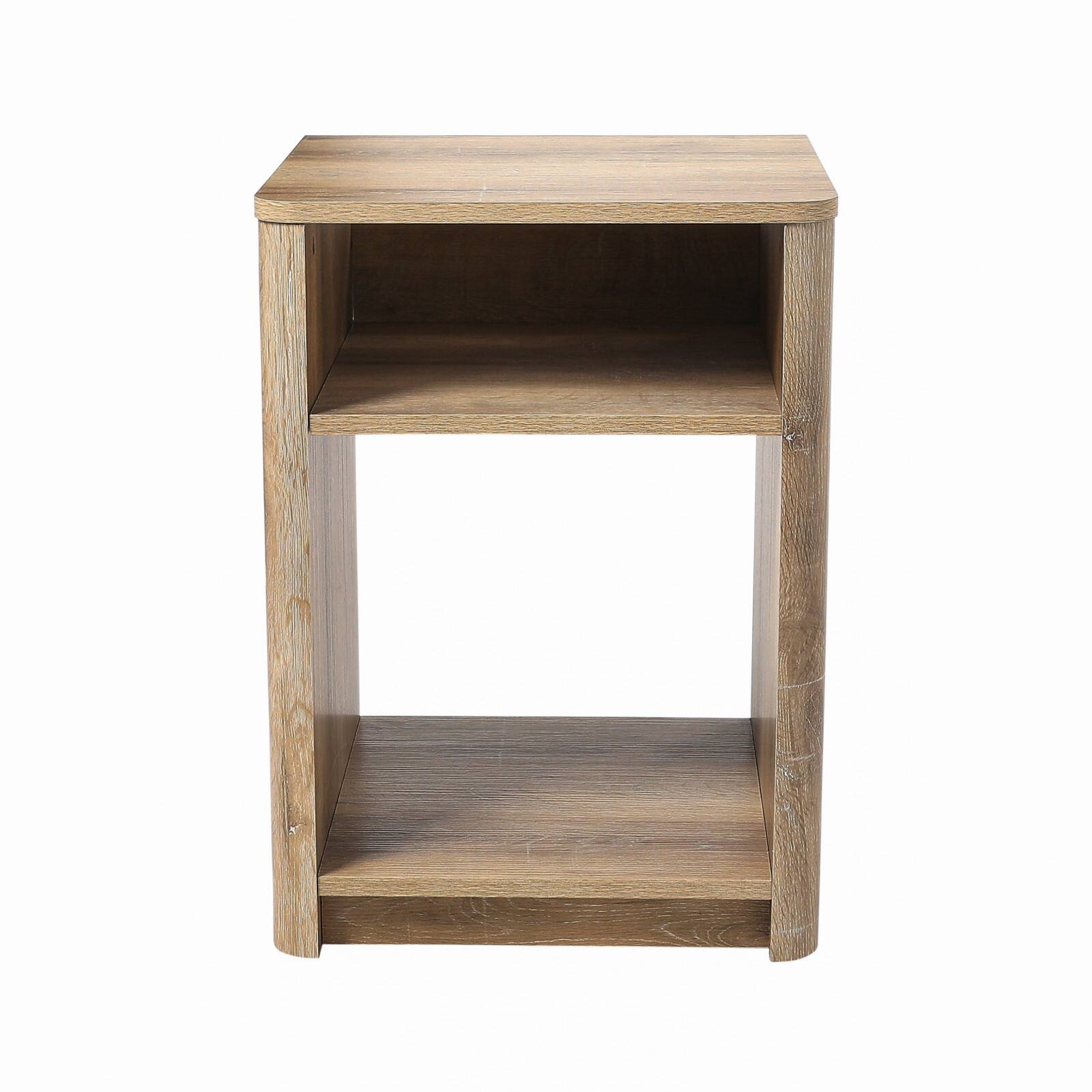 Hello Honey® Coastal Oak End Table with Storage