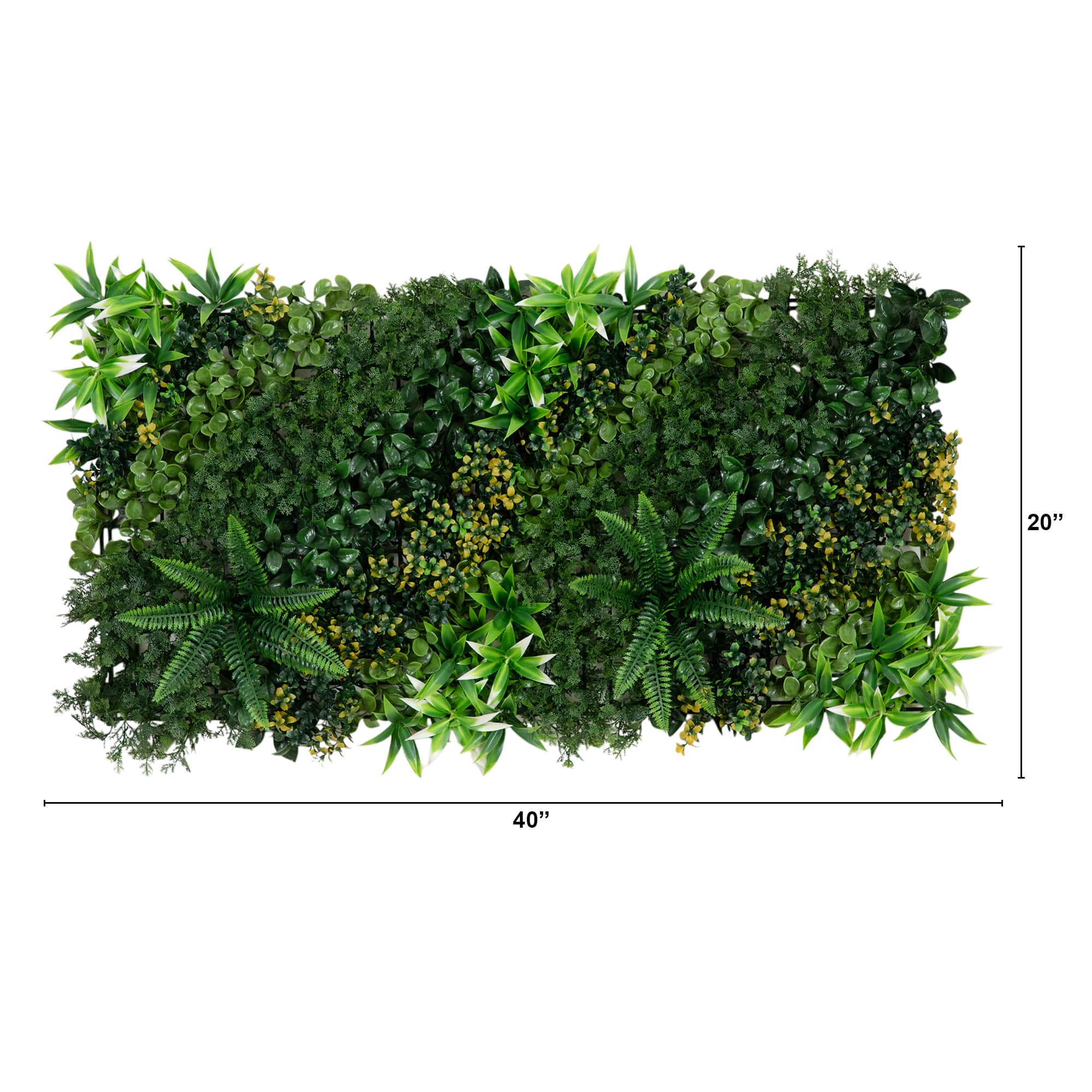 20" x 40" Hawaiian Islands Artificial Living Wall Panel