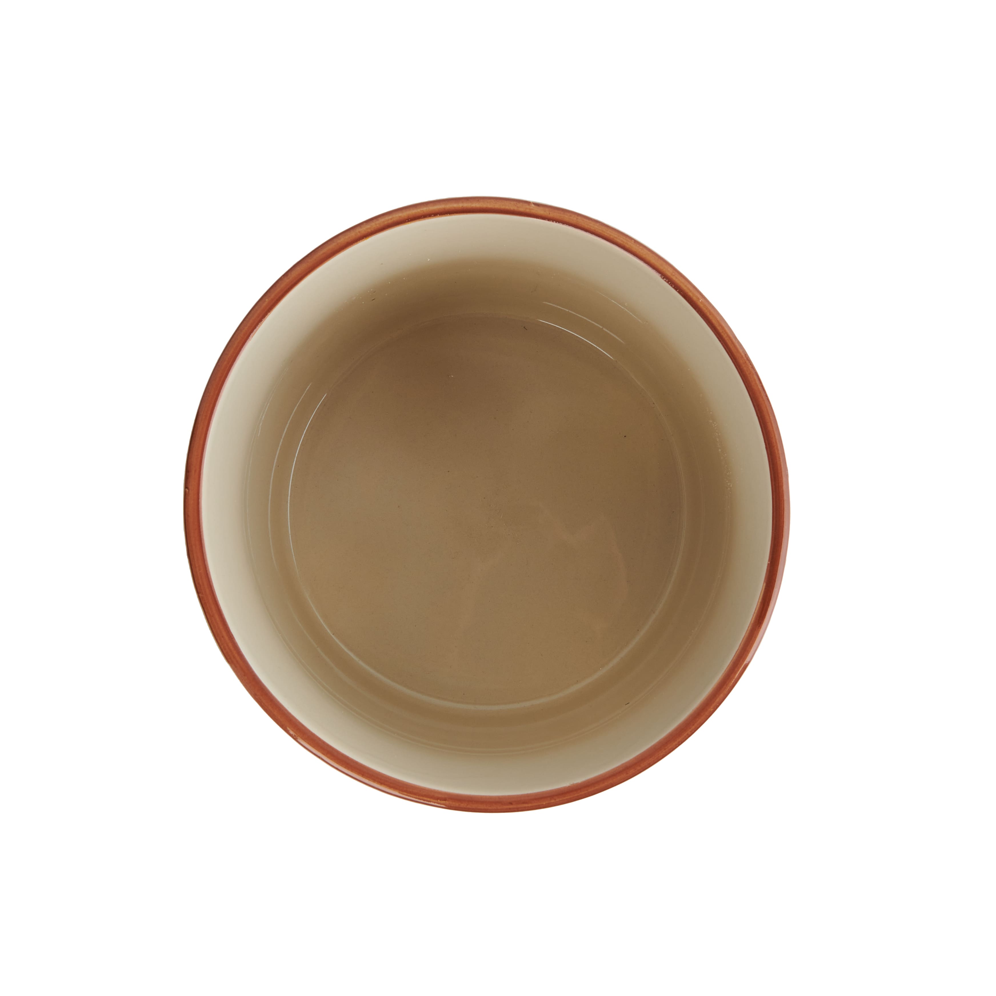 Hello Honey® 8" Footed Stoneware Planter with Abstract Print