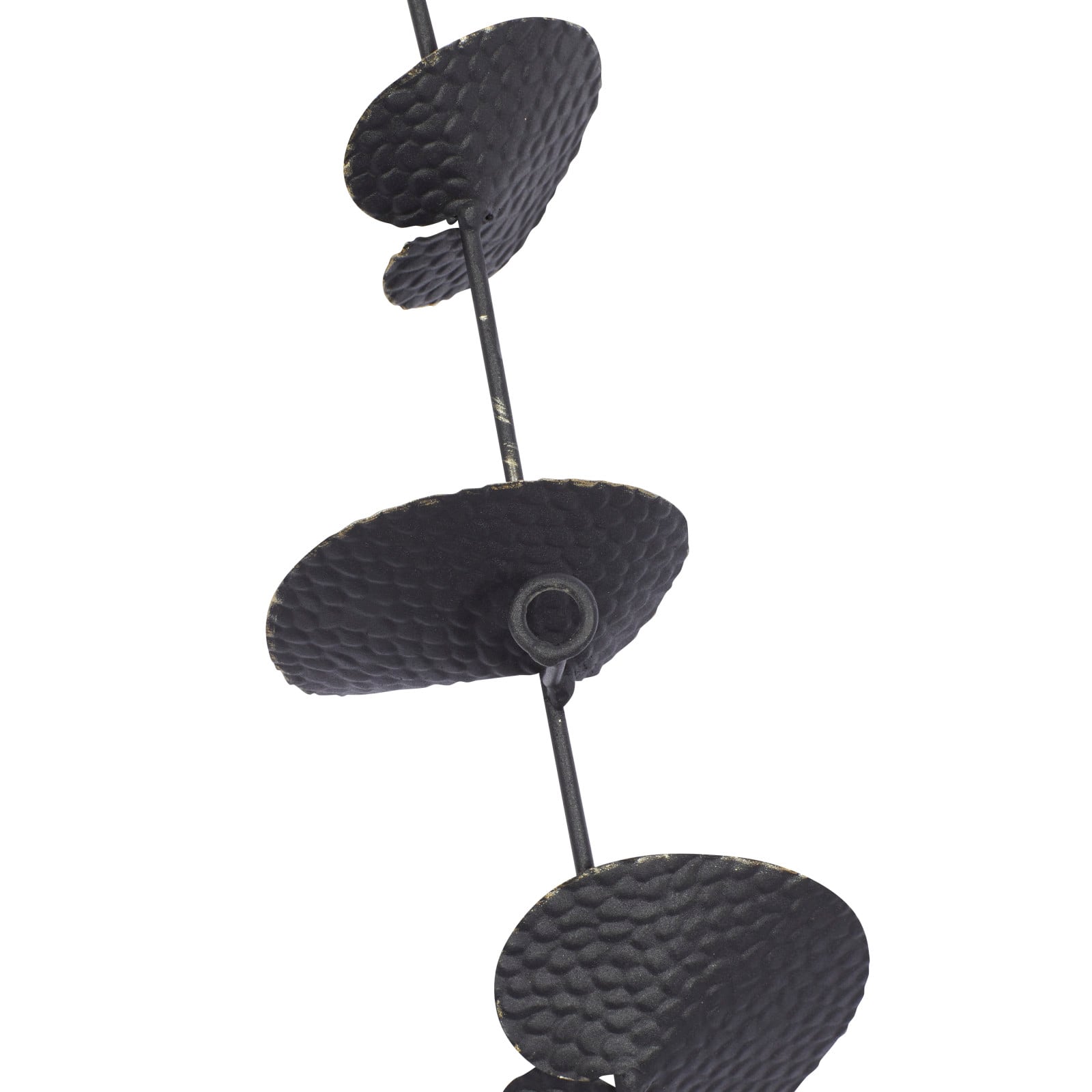 36&#x22; Black Metal Contemporary Wall D&#xE9;cor