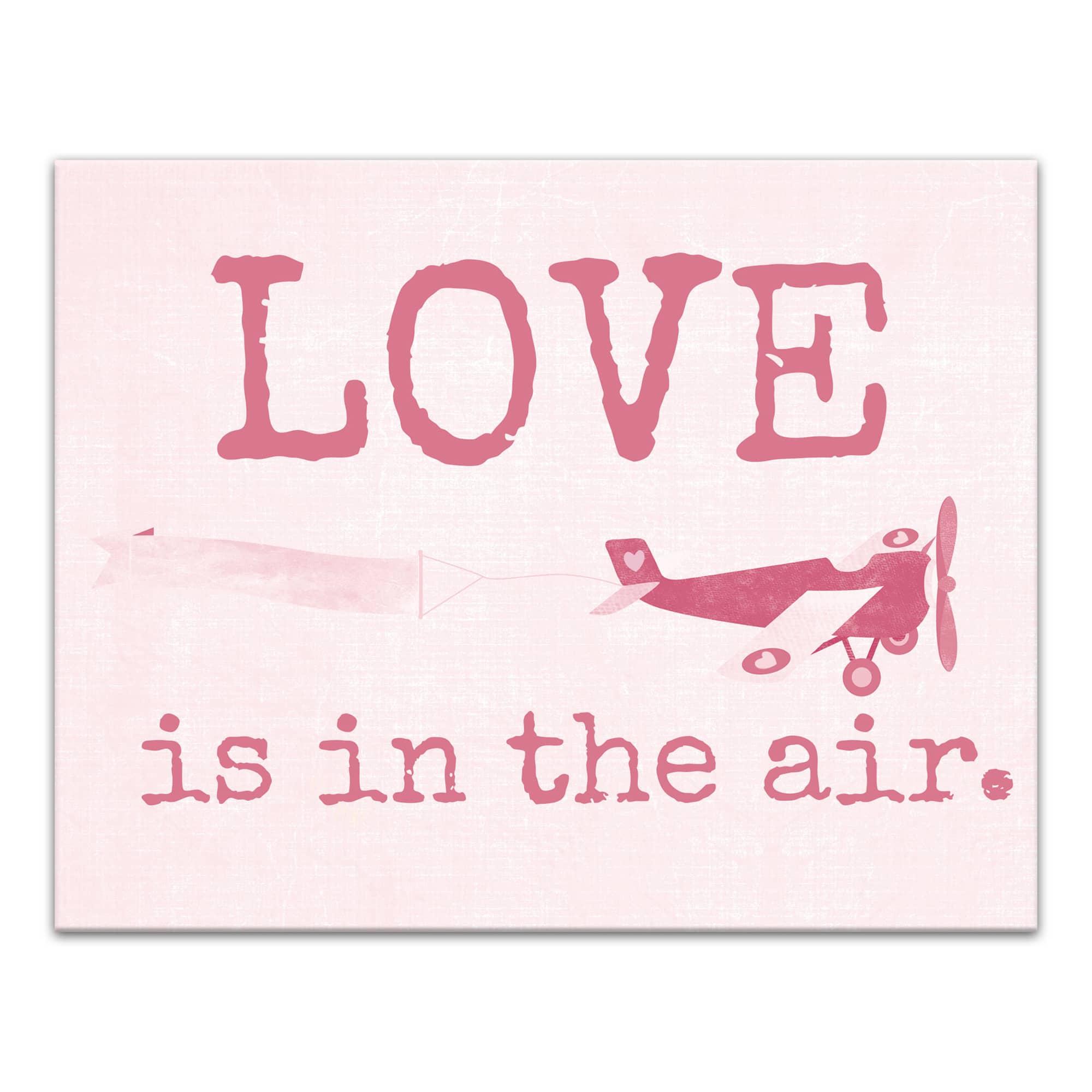 Love Is In The Air 14&#x22; x 11&#x27; Canvas Wall Art