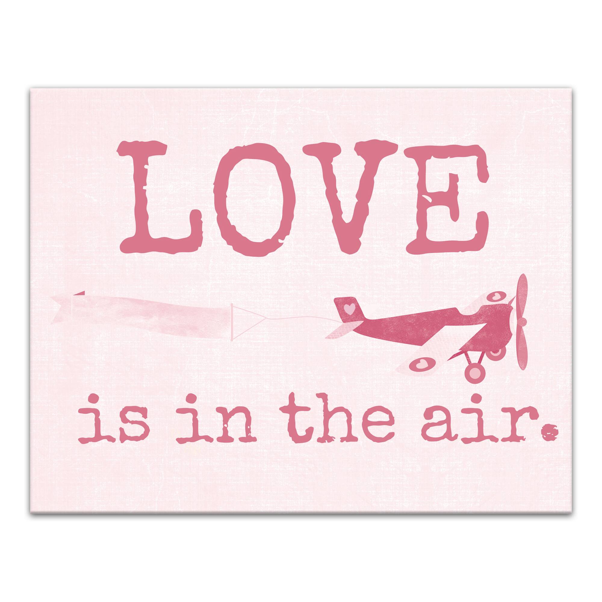 Love Is In The Air 14" x 11' Canvas Wall Art