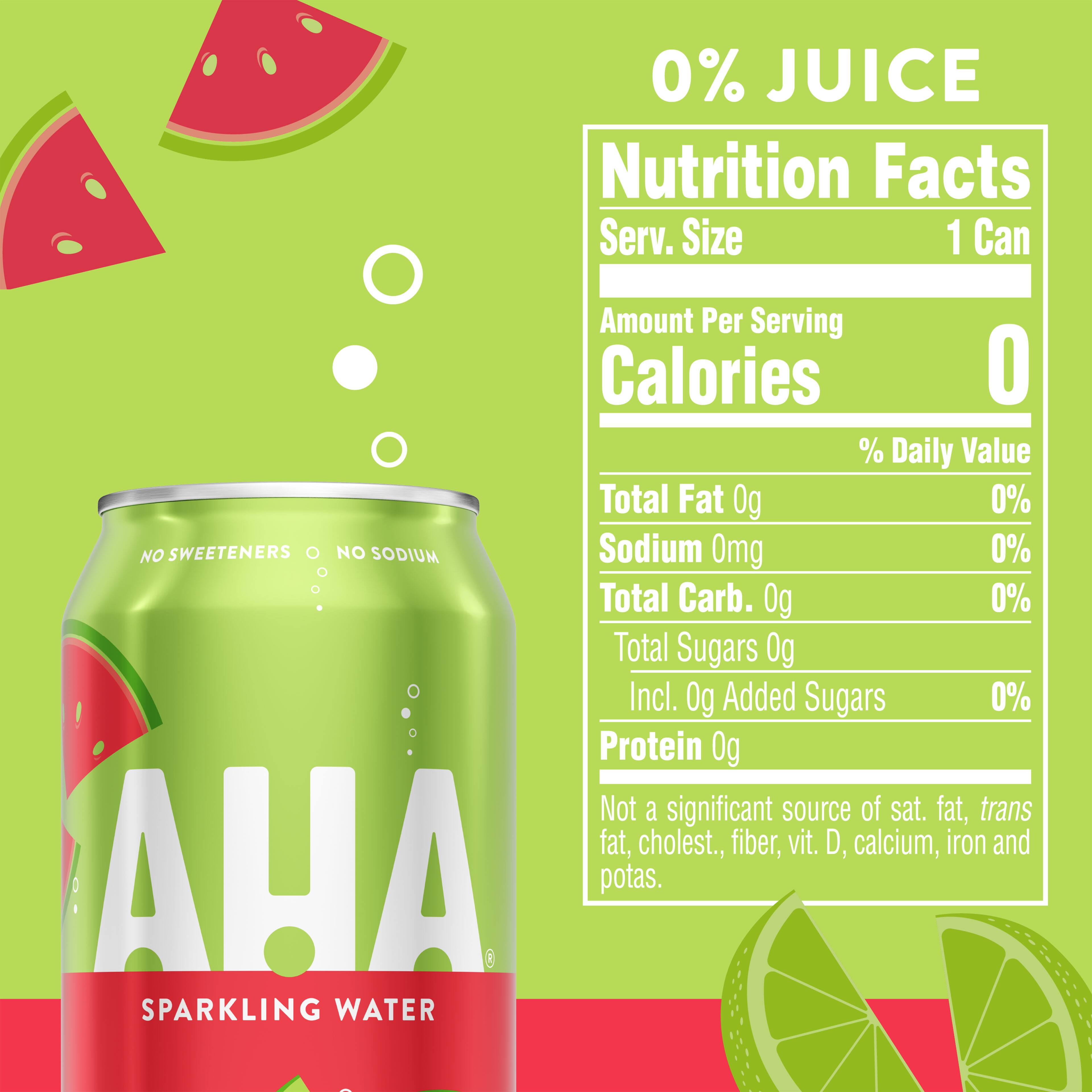 AHA™ Lime & Watermelon Sparkling Water, 16oz. Michaels