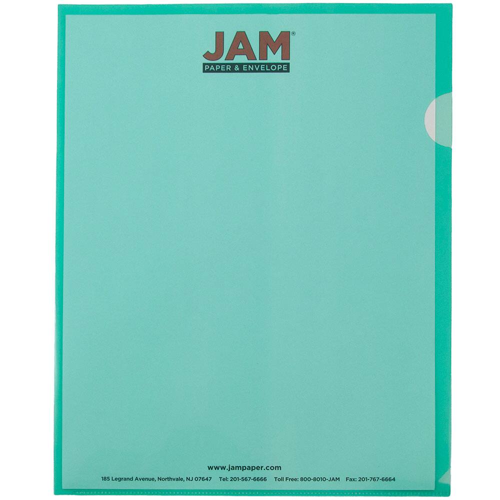 JAM Paper 9&#x22; x 11.5&#x22; Plastic Sleeve Page Protectors, 12ct.