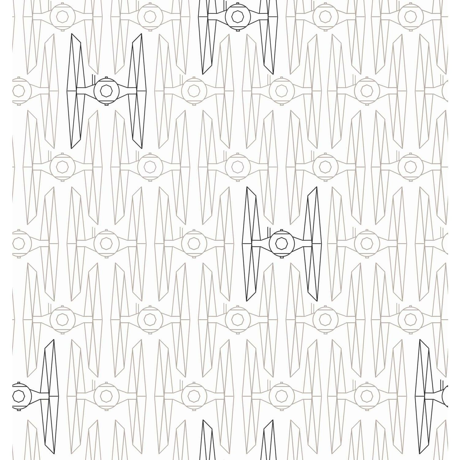 RoomMates Star Wars Tie Fighter Peel &#x26; Stick Wallpaper