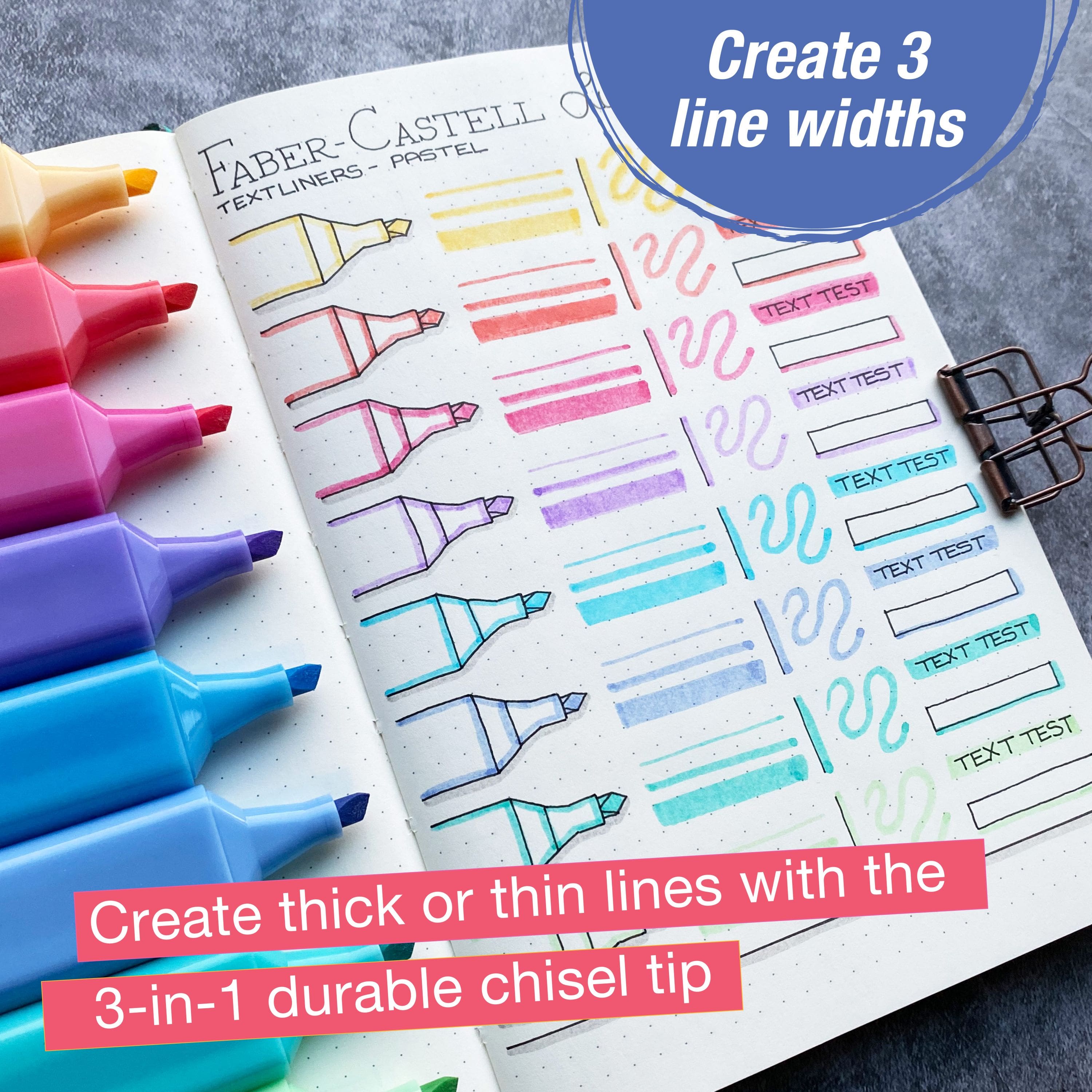 Faber-Castell® Textliner 24 Color Desk Set