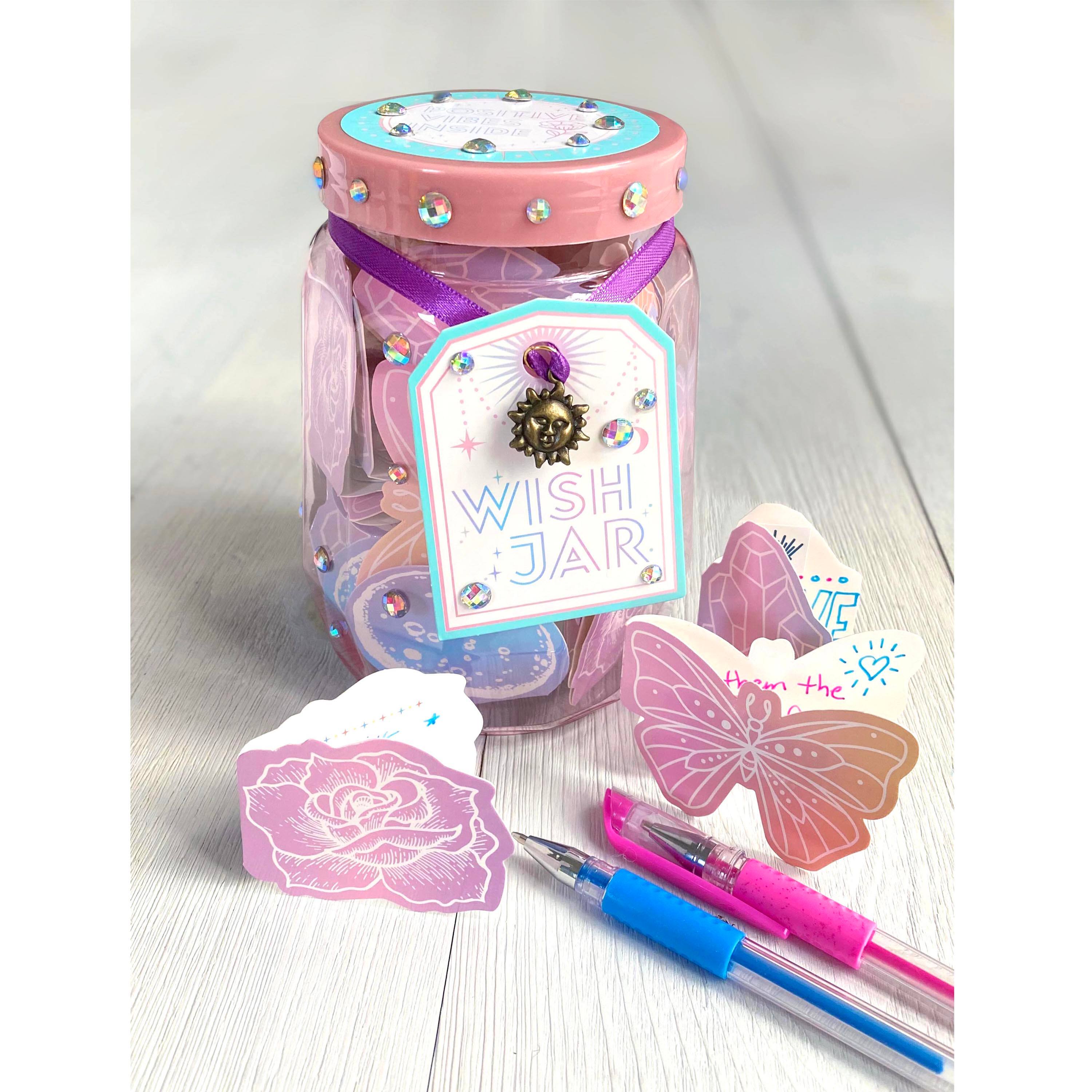 Bright Stripes Wish Craft Positive Vibes Wish Activity Jar