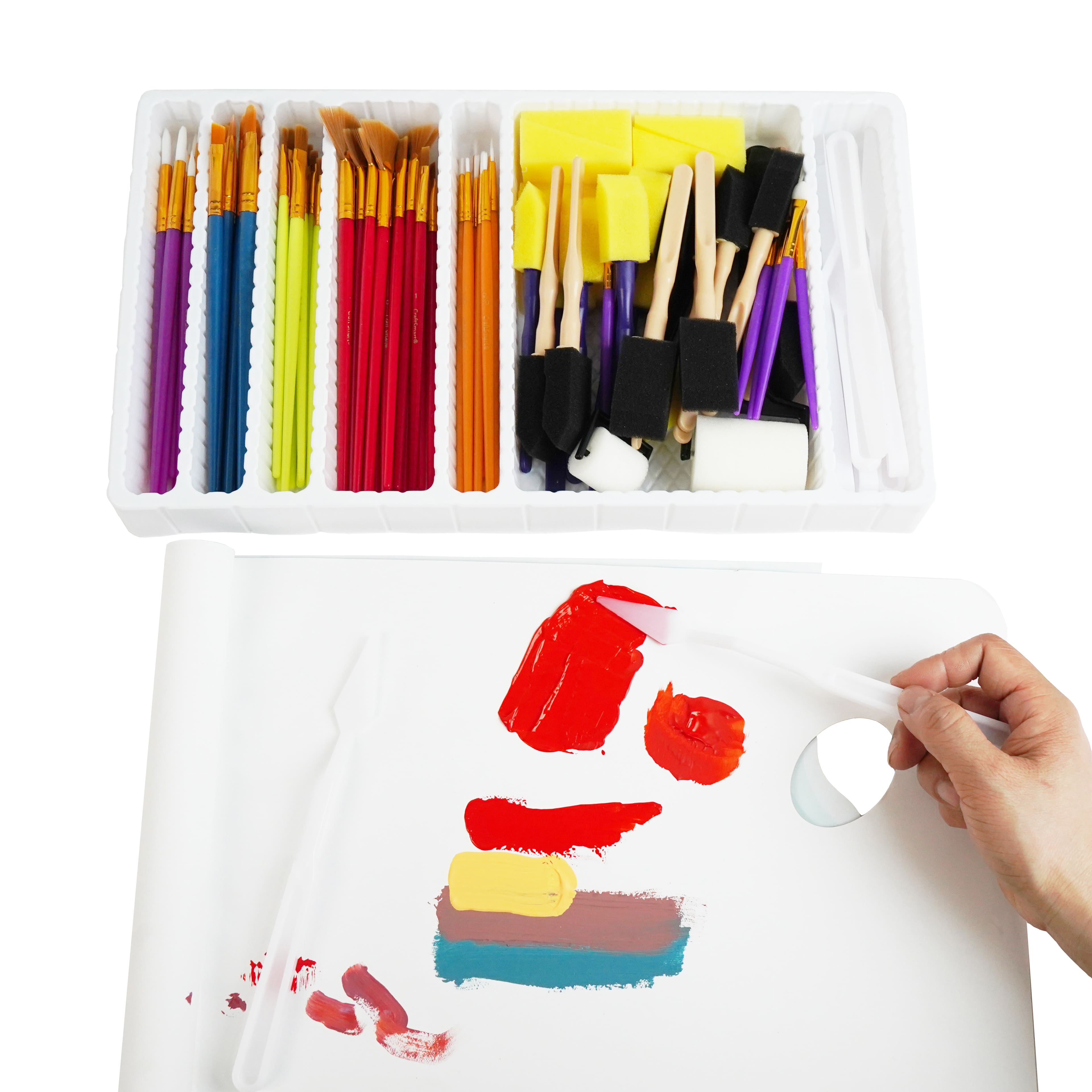 Multi-Purpose 100 Piece Brush Set by Craft Smart&#xAE;