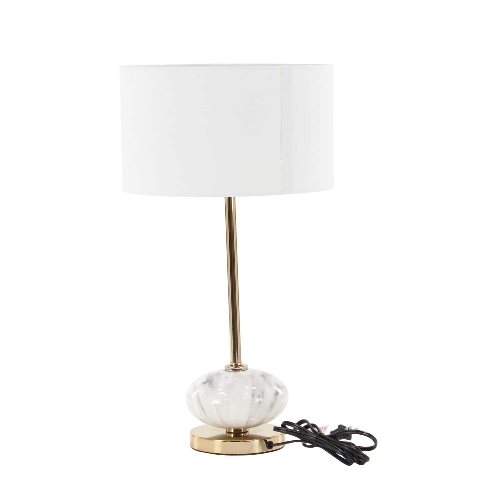 22&#x22; Gold Metal Glam Table Lamp