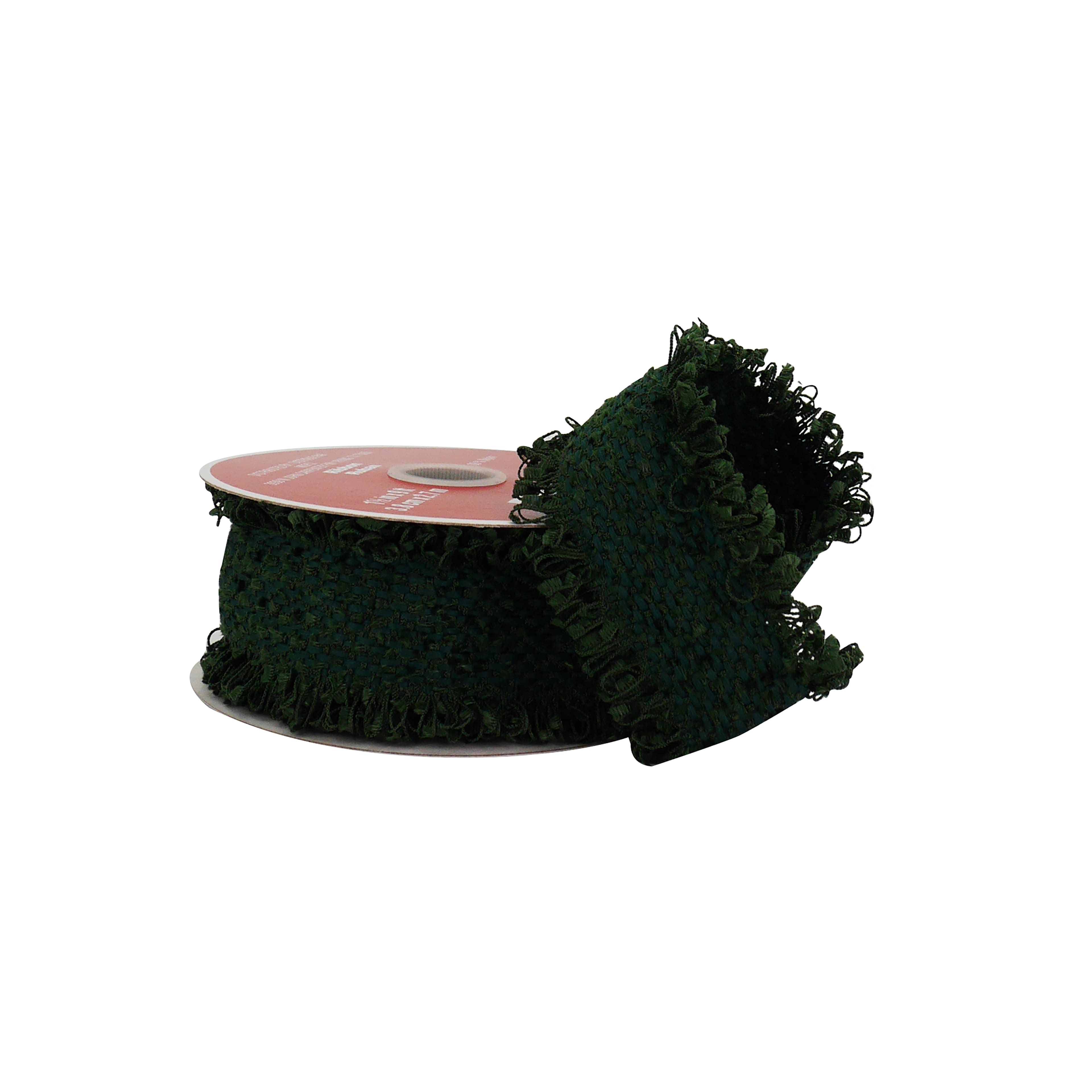 1.5&#x22; x 9ft. Green Knit Ribbon by Celebrate It&#xAE;