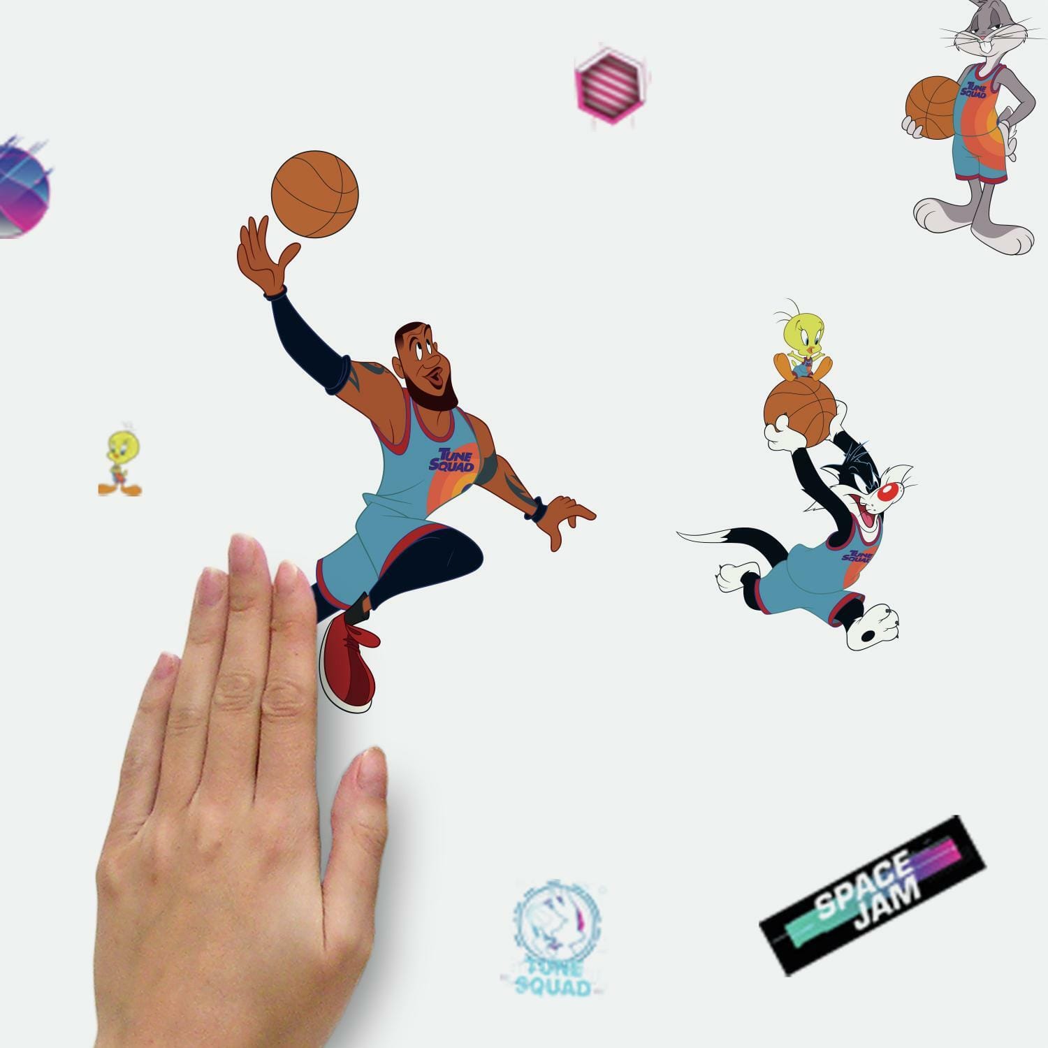 RoomMates Space Jam Peel &#x26; Stick Wall Decals