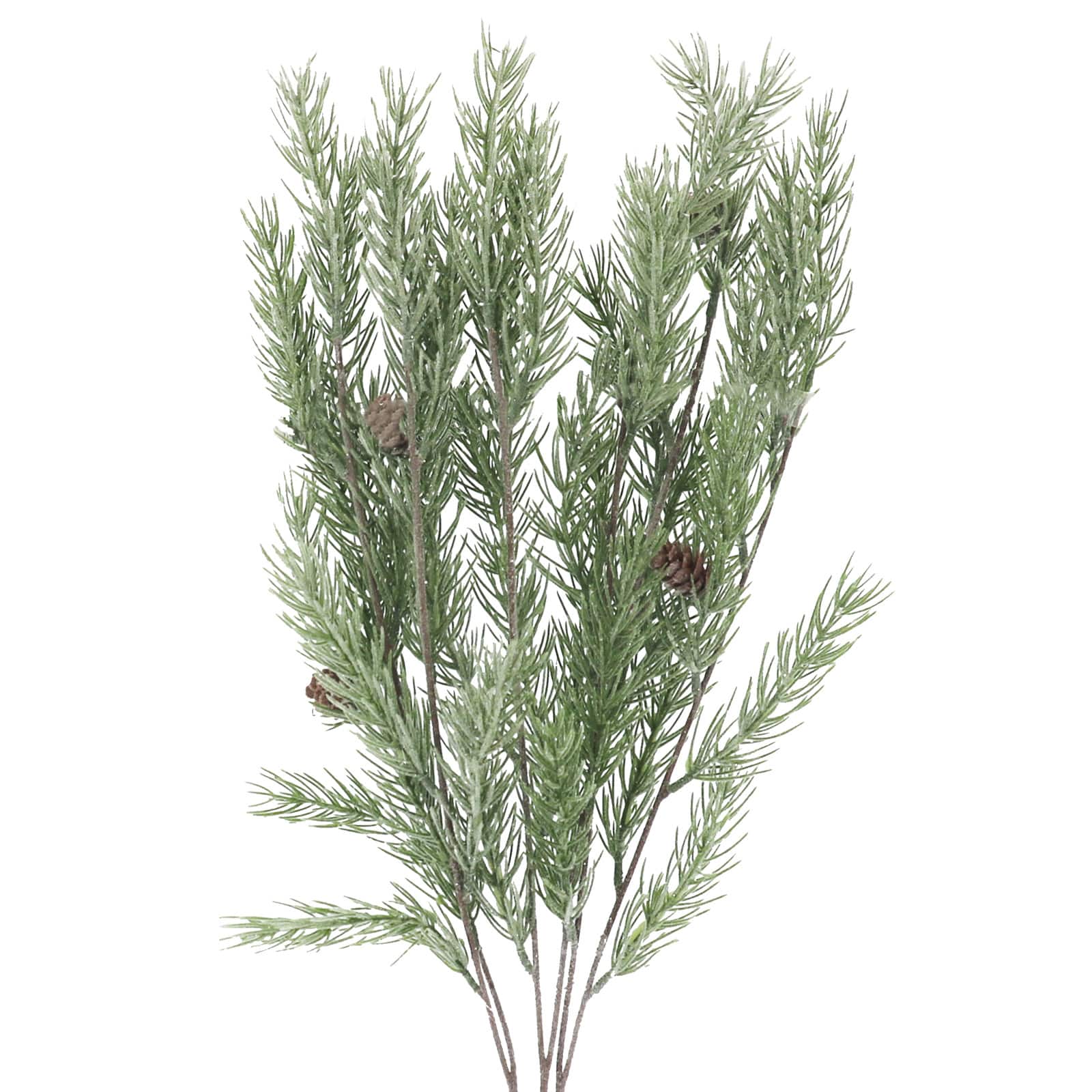 20&#x22; Green Hanging Snowy Pine Deluxe Bush by Ashland&#xAE;