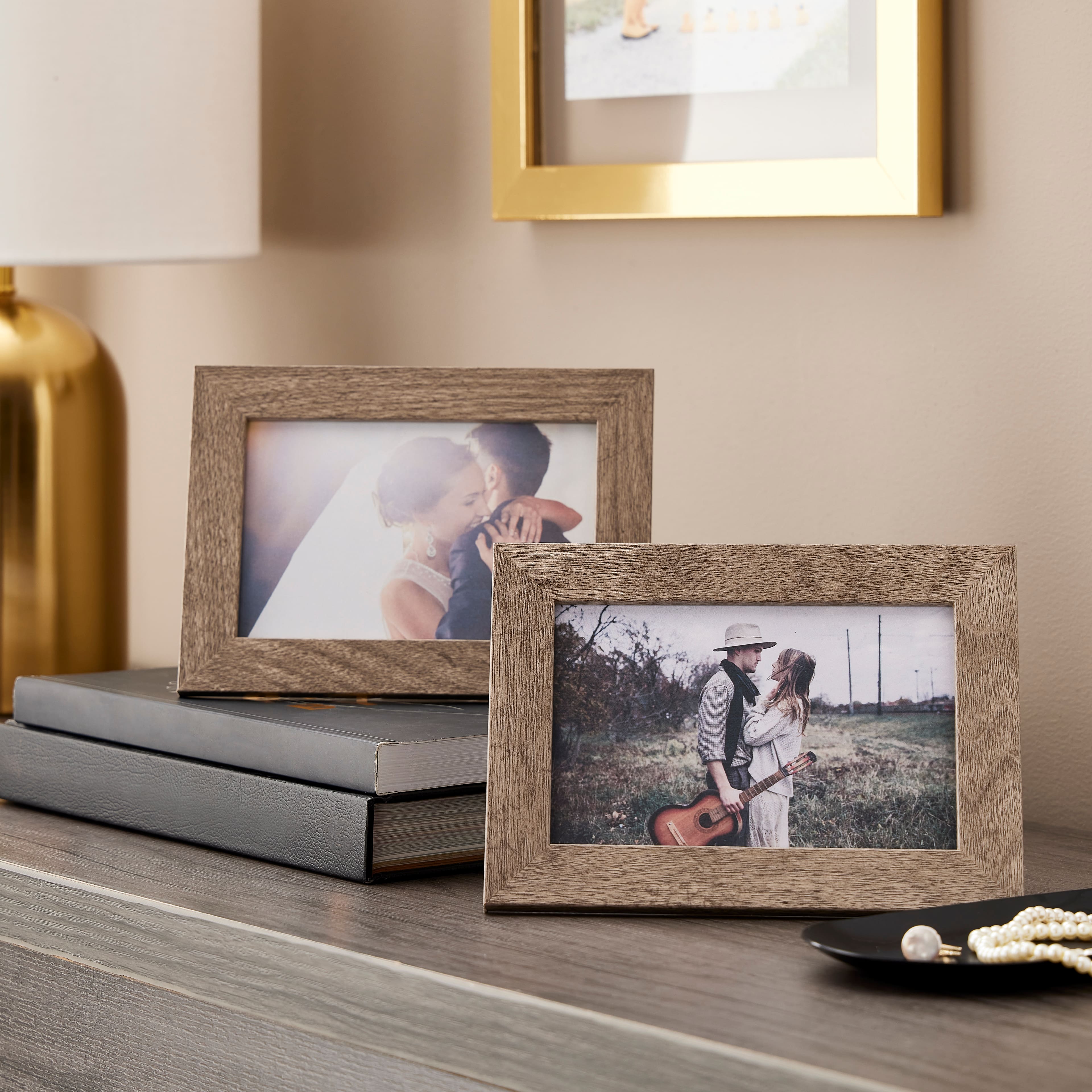 12 Packs: 2 ct. (24 total) Gray Tabletop Frames, Logan by Studio Décor®