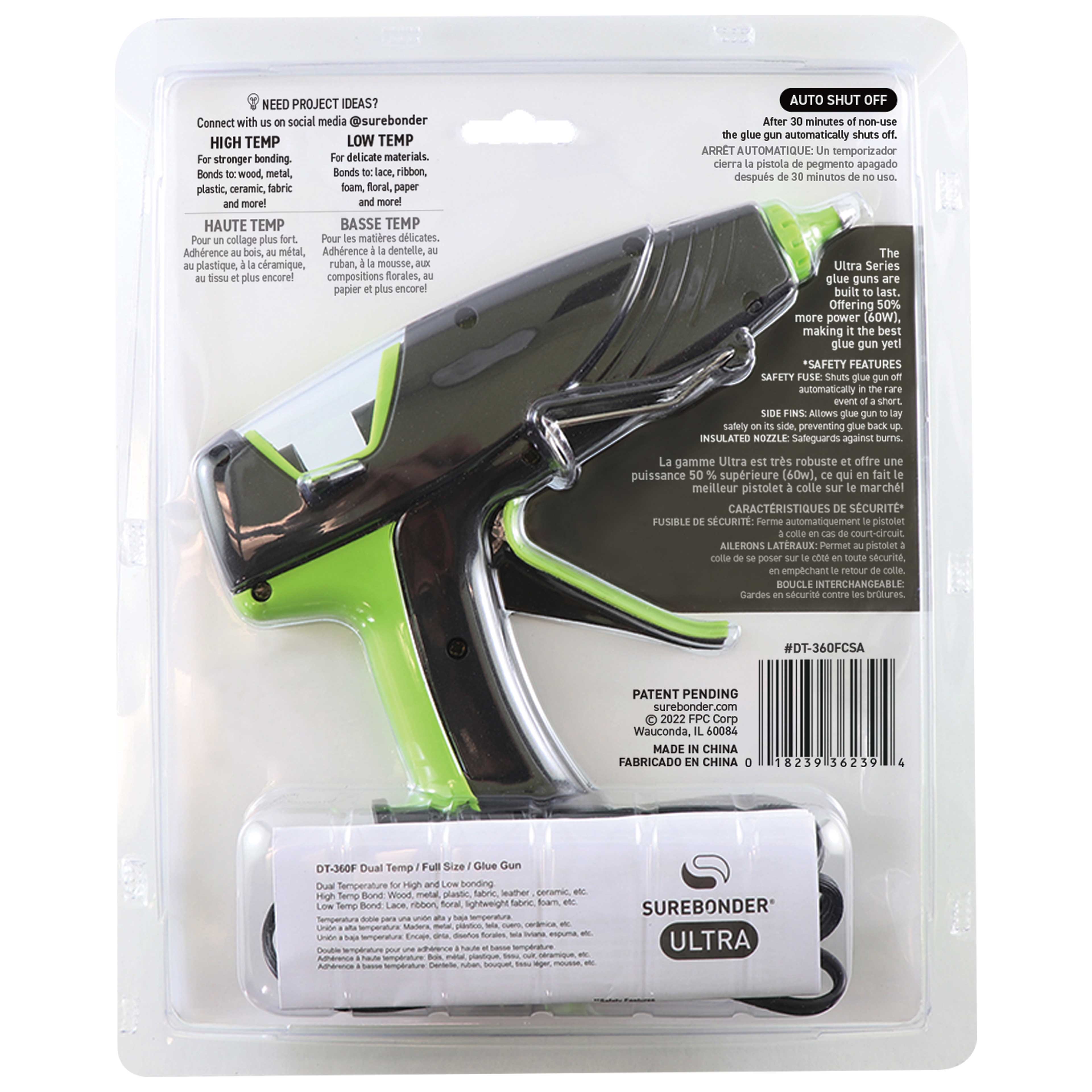 Surebonder® Ultra Full Size™ Dual Temp Glue Gun