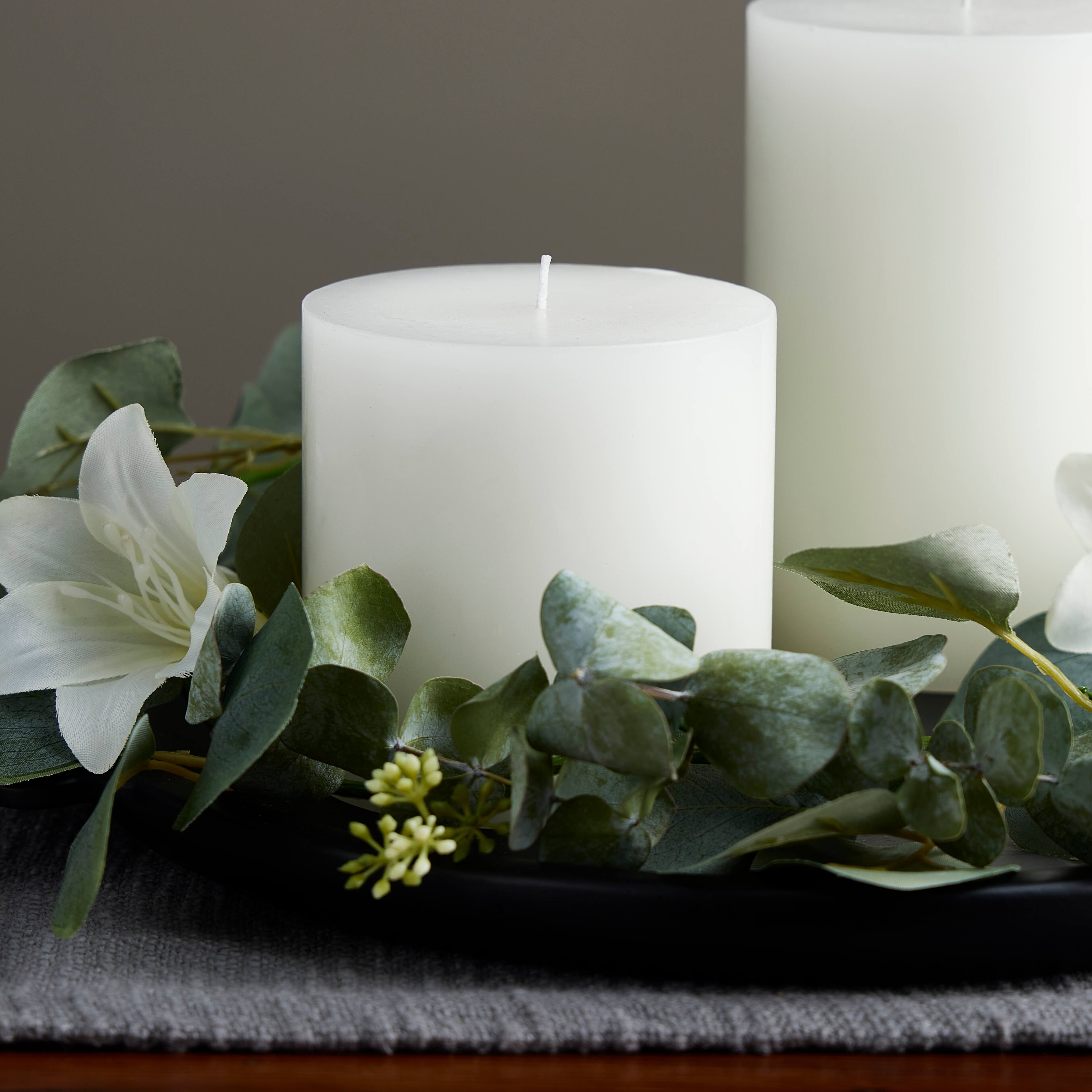 12 Pack: 4" x 4" White Pillar Candle by Ashland®
