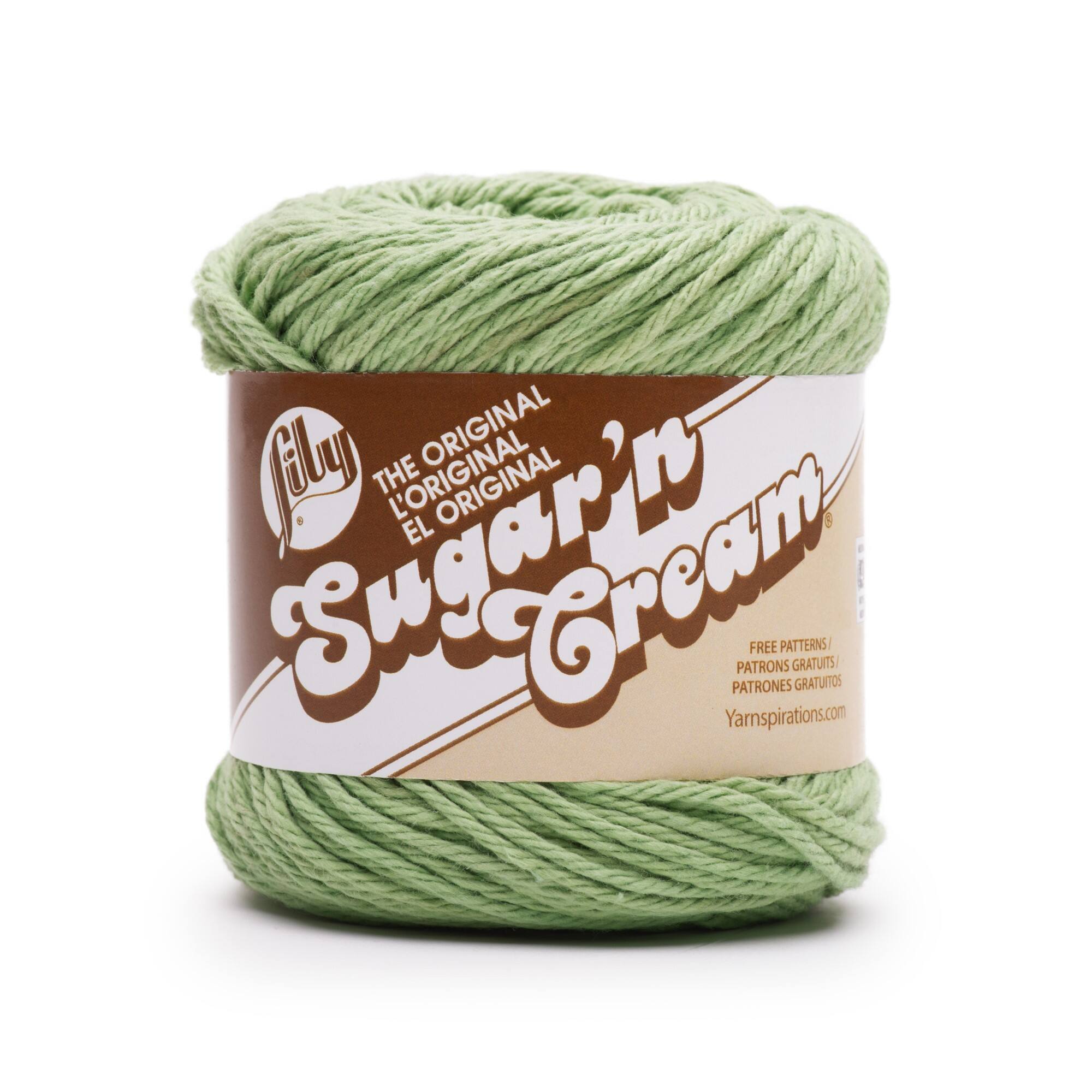 Lily Sugar'n Green Cream Yarn Sage