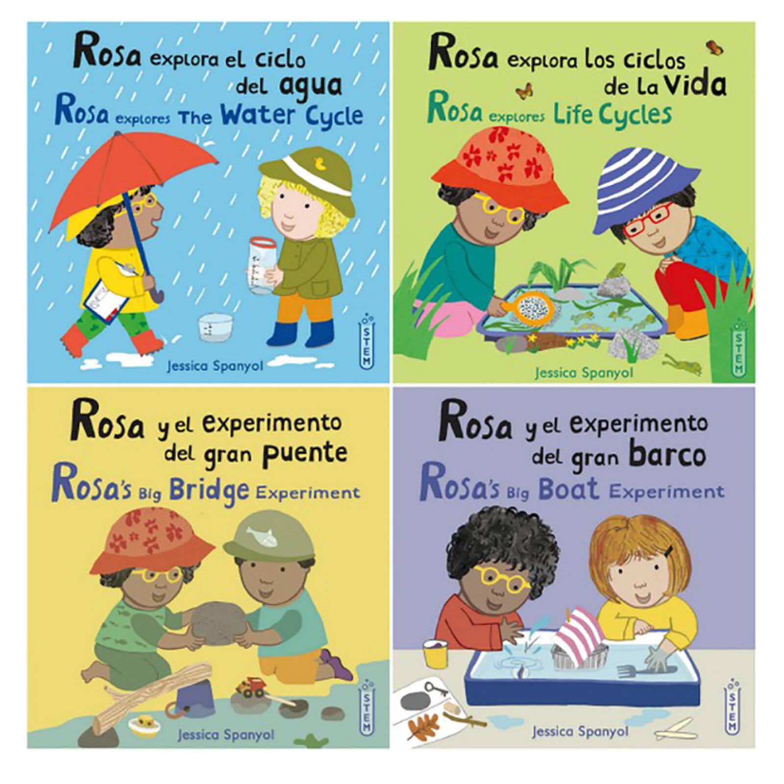 Child&#x27;s Play Books Rosa&#x27;s Workshop 1 &#x26; 2 Bilingual Book Set
