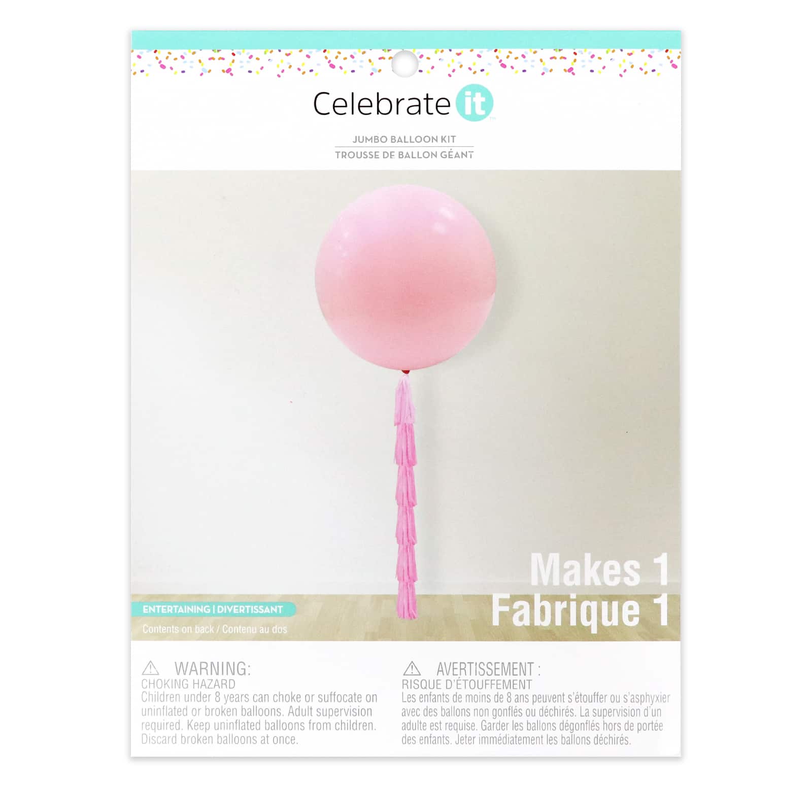 12 Pack: Jumbo Balloon Kit with Tassel by Celebrate It&#x2122;