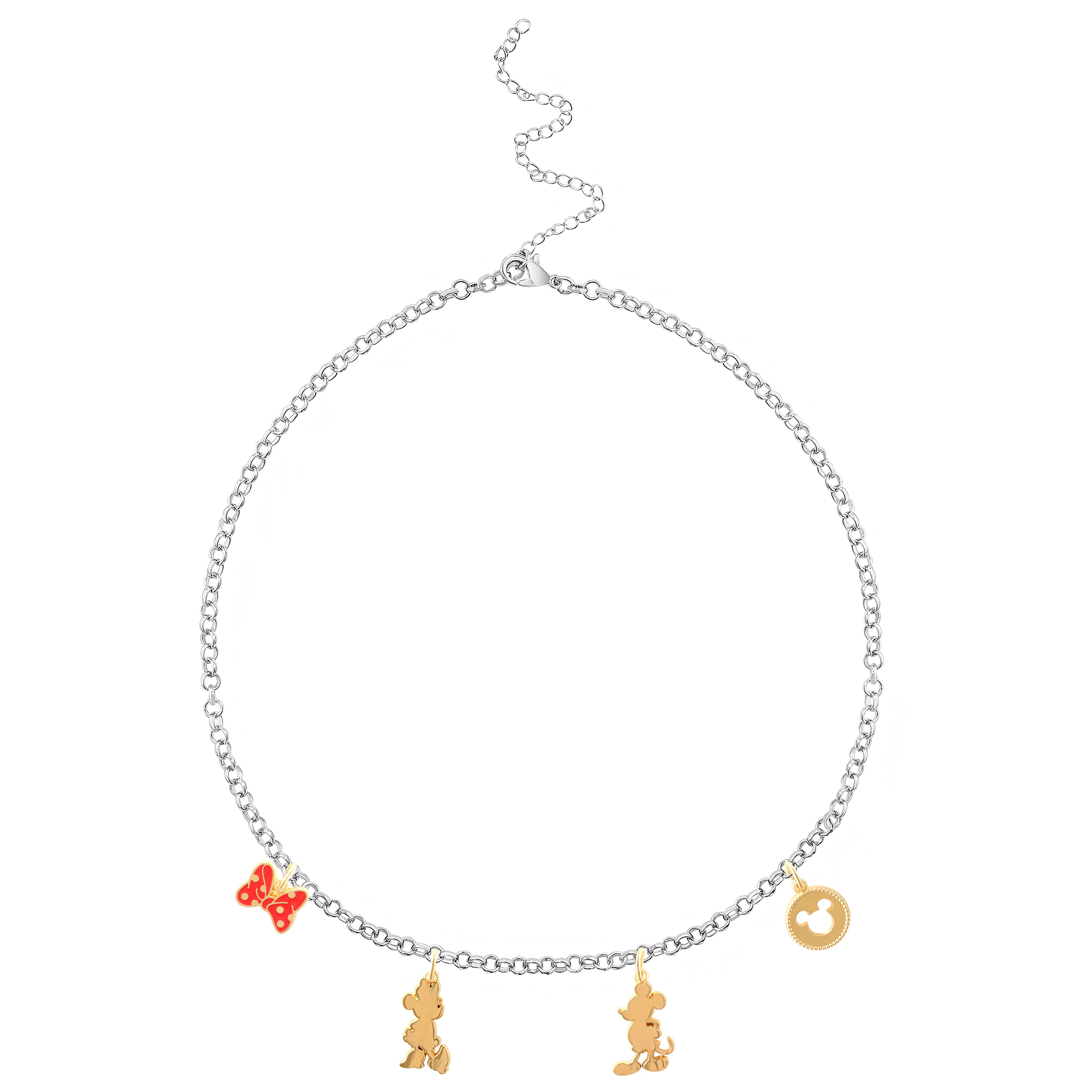 Disney® Gold Mickey & Minnie Mouse Charm Set